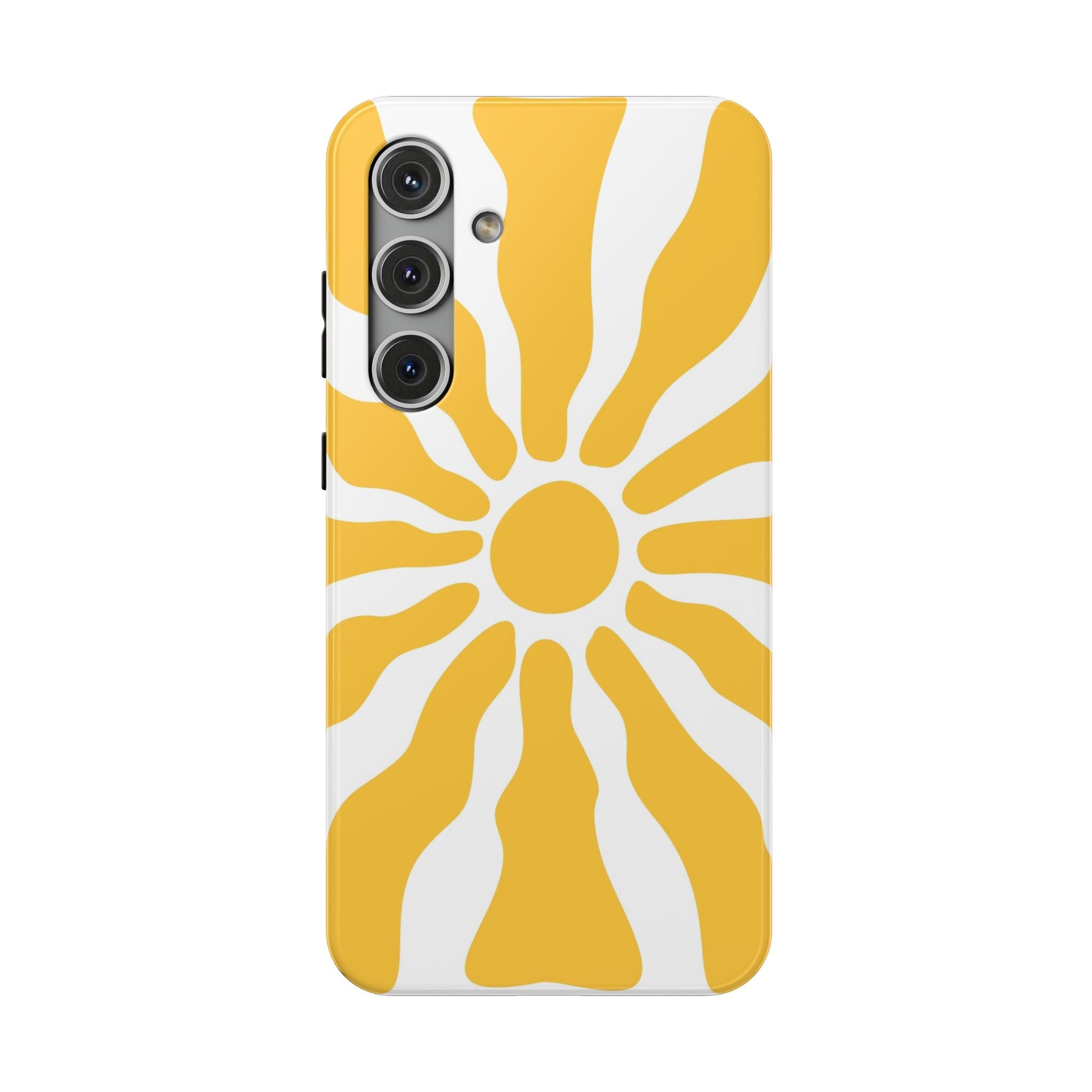 Retro Sunburst iPhone Case | Impact-Resistant Phone Case