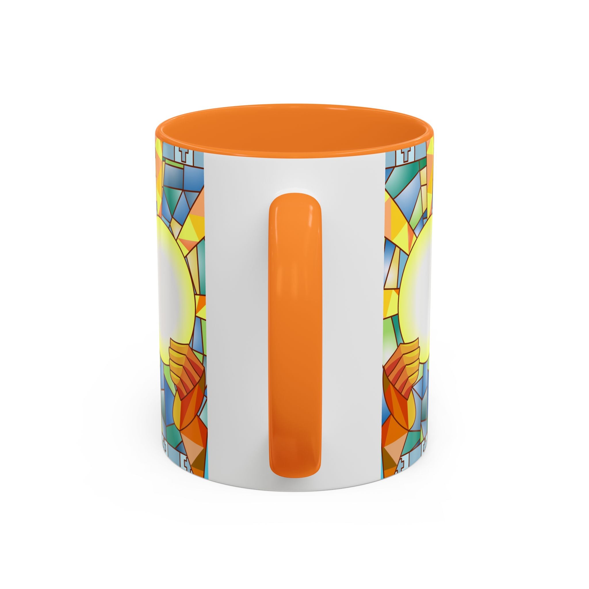 Stained Glass Eucharist Chalice Mug | Church Communion Ceramic Mug