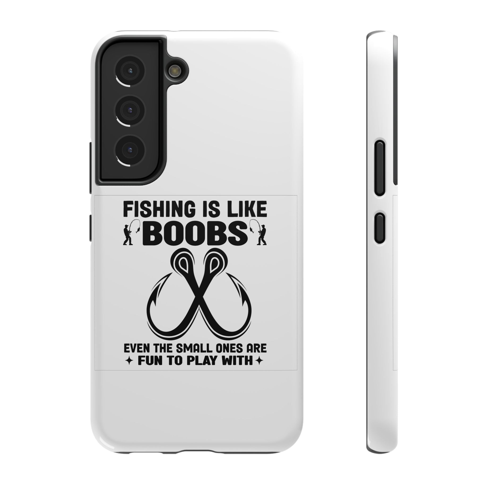 Fishing Is Like Boobs phone case | Impact-Resistant Case