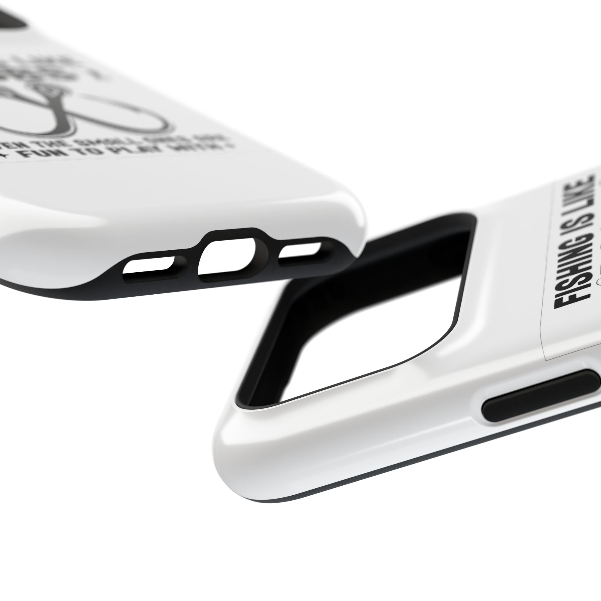 Fishing Is Like Boobs phone case | Impact-Resistant Case