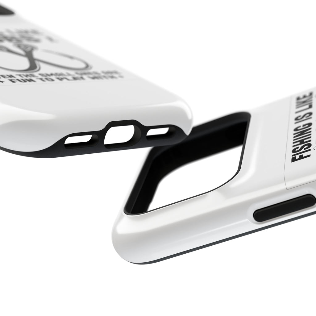Fishing Is Like Boobs phone case | Impact-Resistant Case