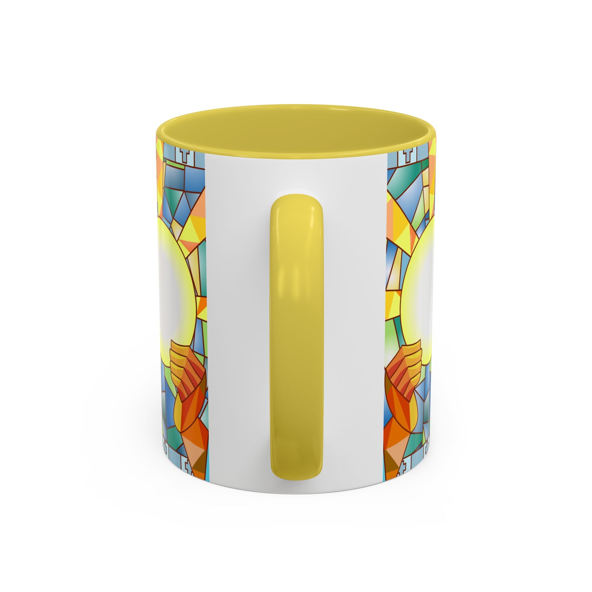 Stained Glass Eucharist Chalice Mug | Church Communion Ceramic Mug