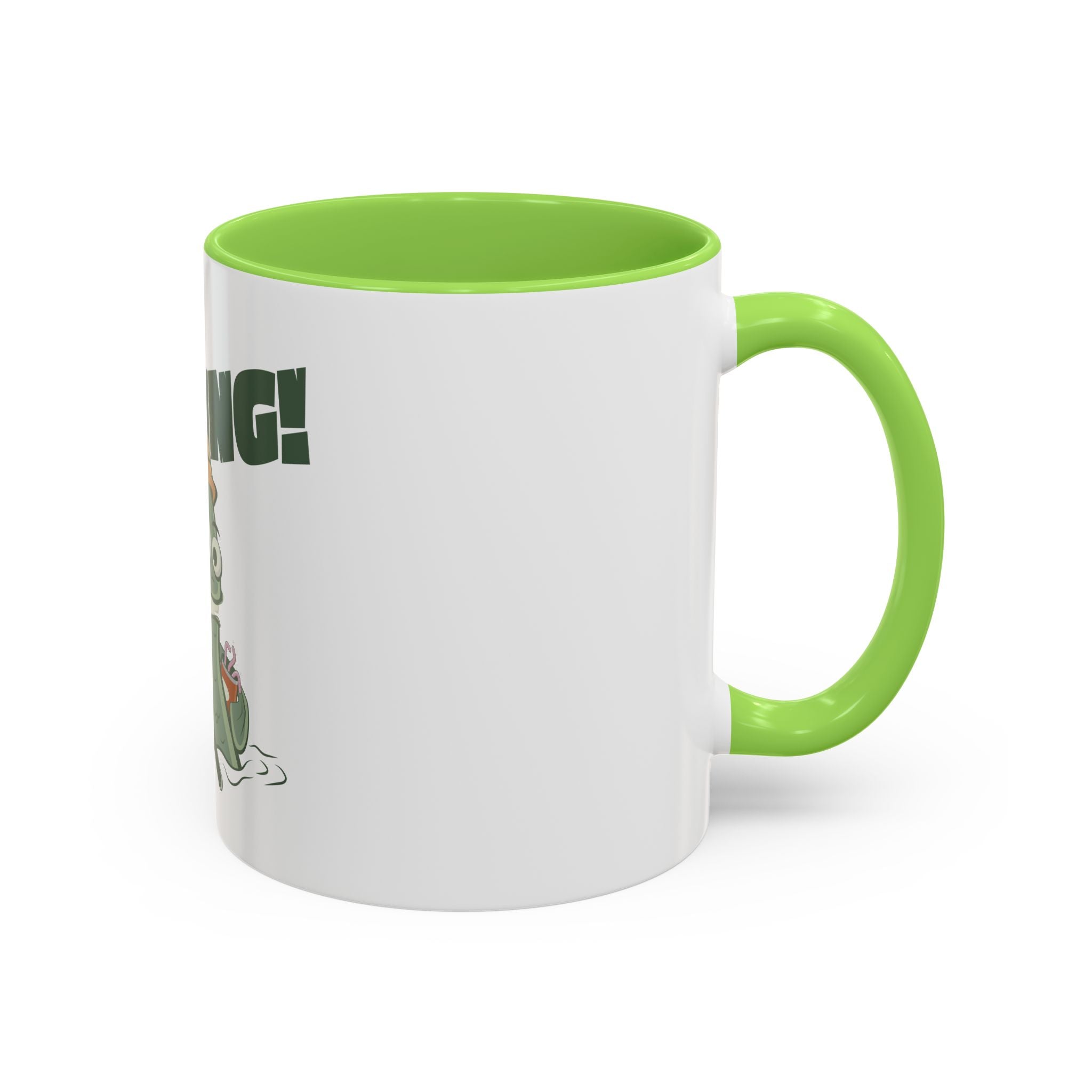 Gone Fishing fish character Mug | 11oz 15oz colorful ceramic