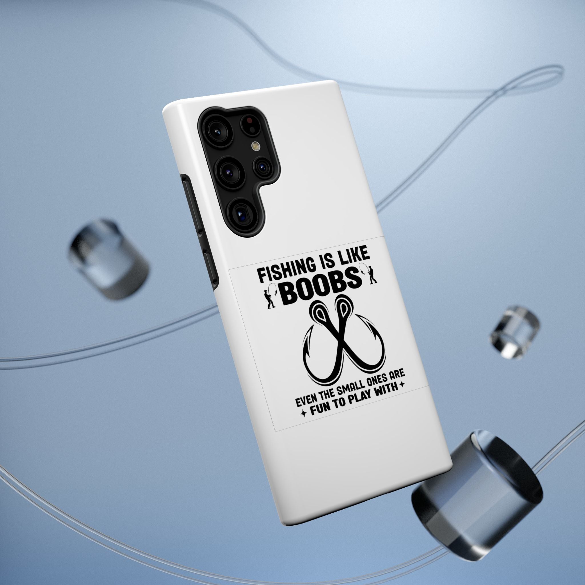 Fishing Is Like Boobs phone case | Impact-Resistant Case
