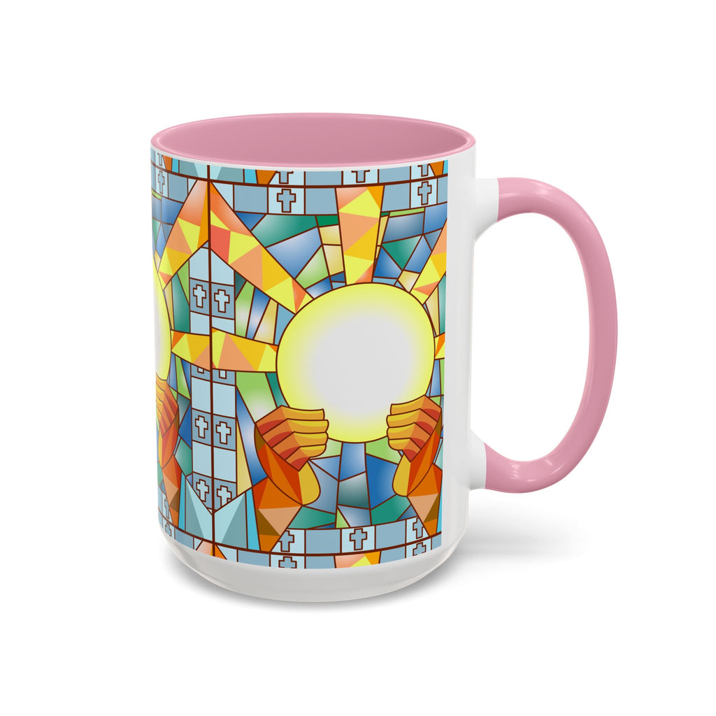 Stained Glass Eucharist Chalice Mug | Church Communion Ceramic Mug