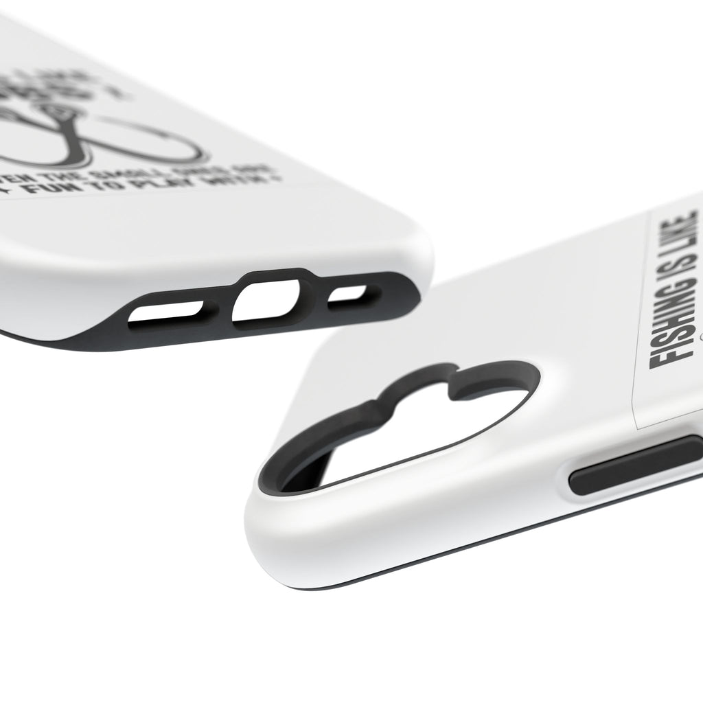 Fishing Is Like Boobs phone case | Impact-Resistant Case
