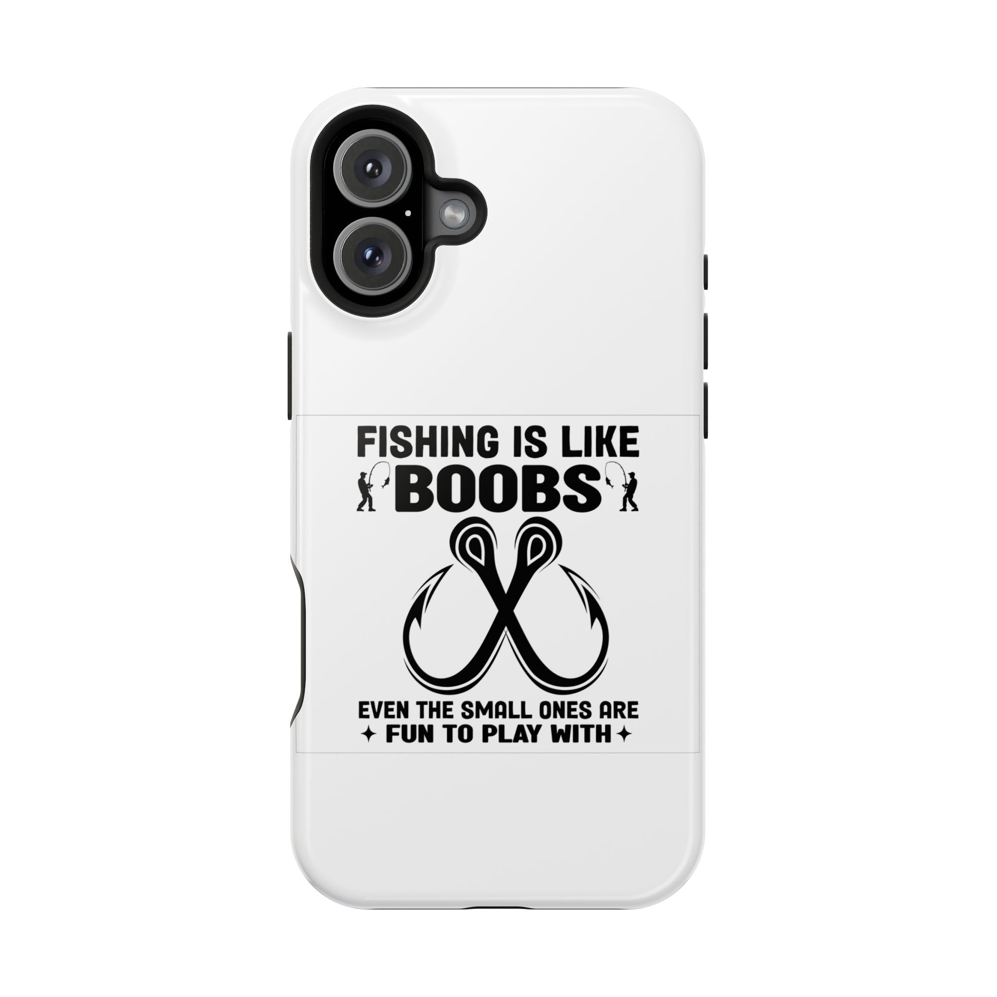 Fishing Is Like Boobs phone case | Impact-Resistant Case