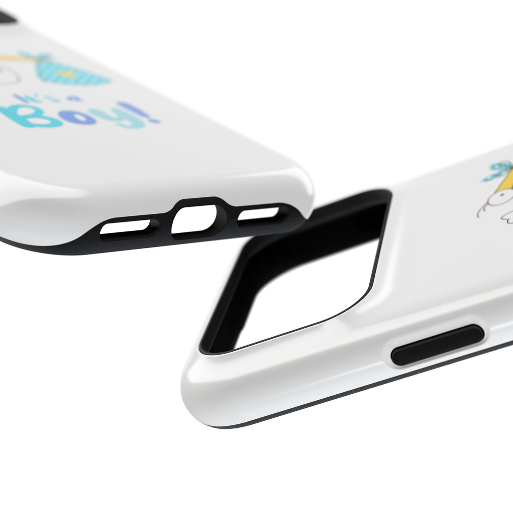 Stork 'It's a Boy' Phone Case | Impact-Resistant Case
