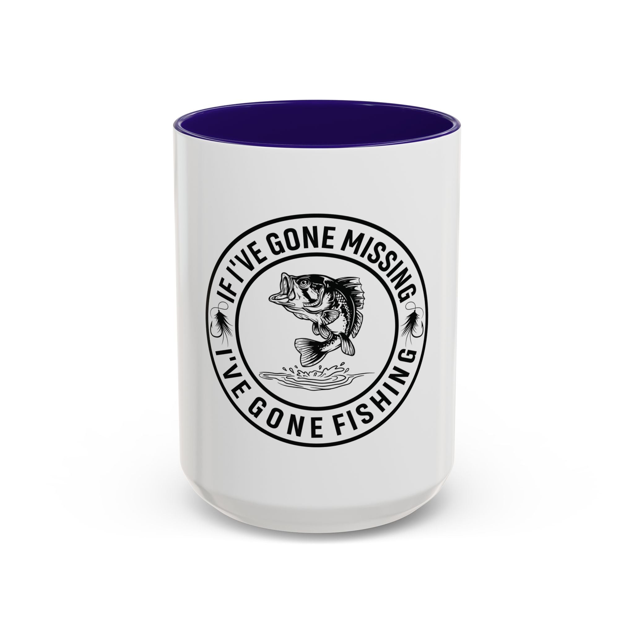 If I've Gone Missing I've Gone Fishing Mug | Fishing Bass Coffee Cup
