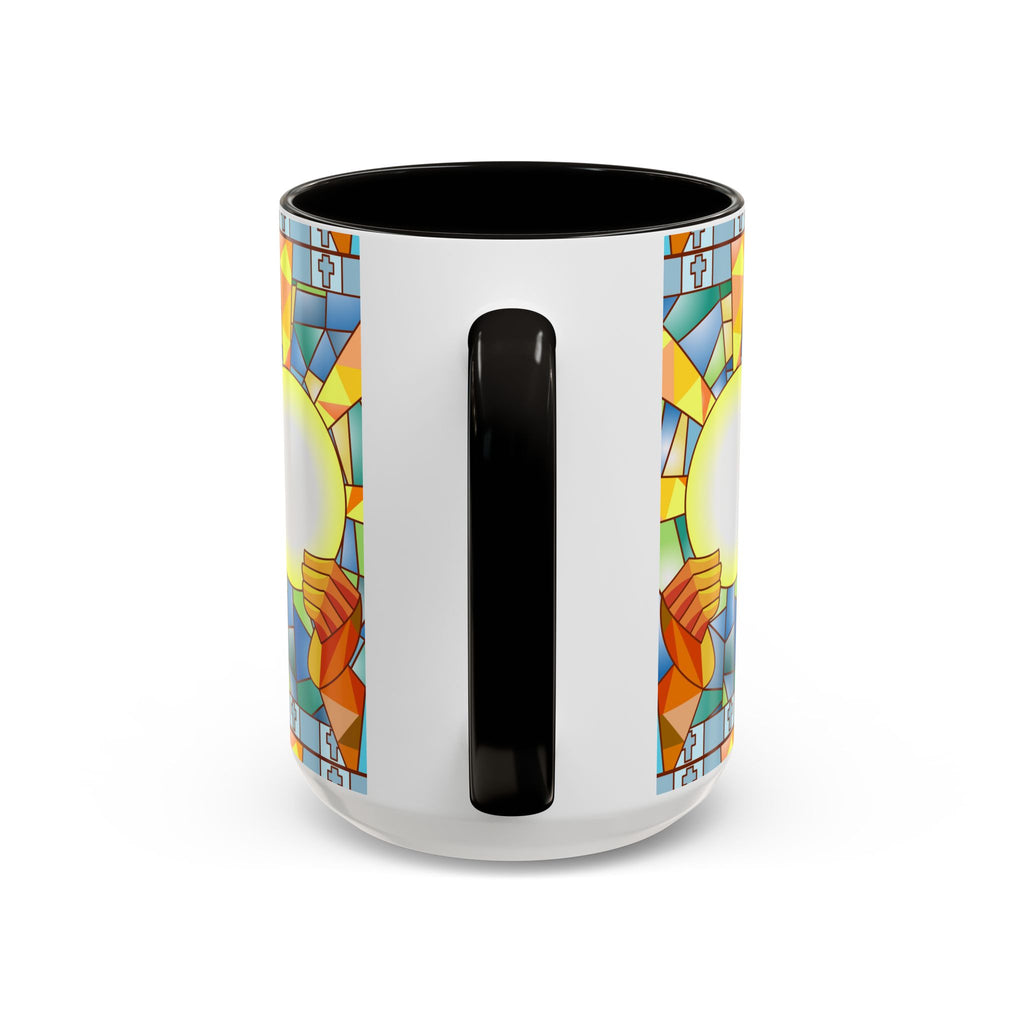 Stained Glass Eucharist Chalice Mug | Church Communion Ceramic Mug