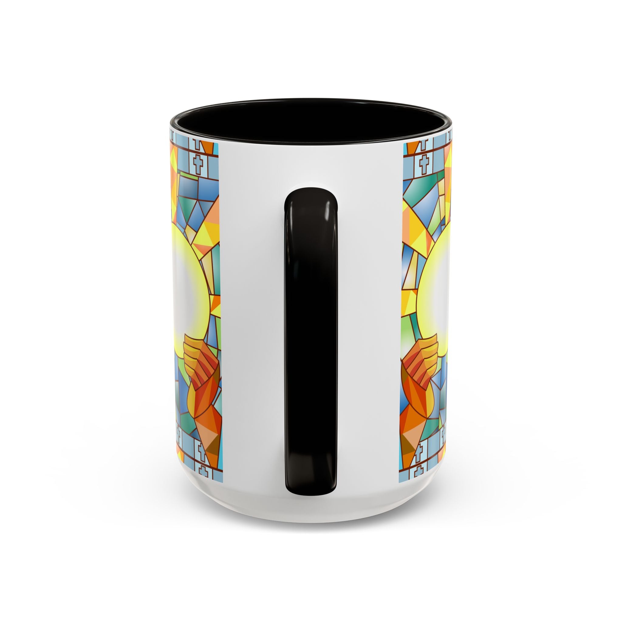 Stained Glass Eucharist Chalice Mug | Church Communion Ceramic Mug