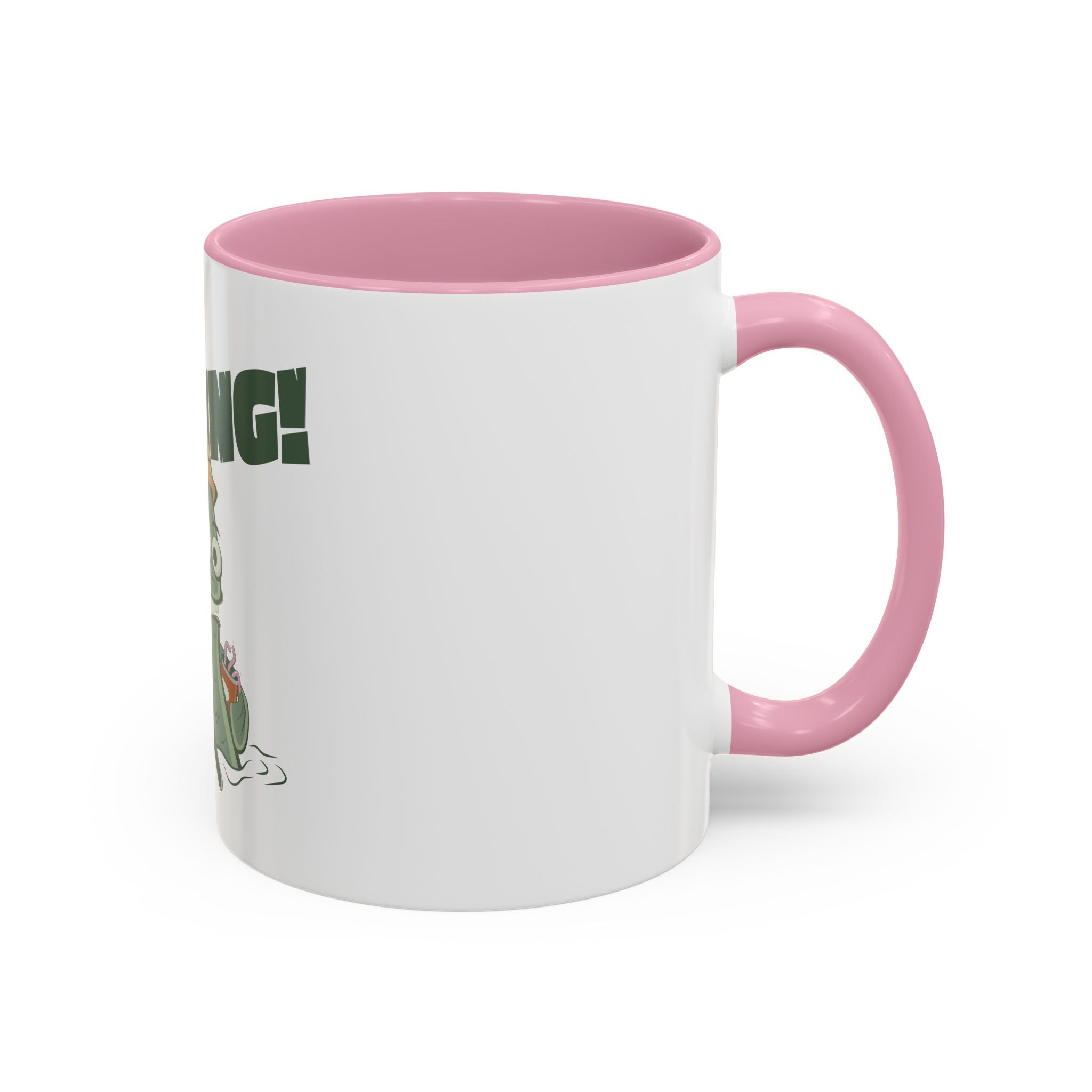 Gone Fishing fish character Mug | 11oz 15oz colorful ceramic