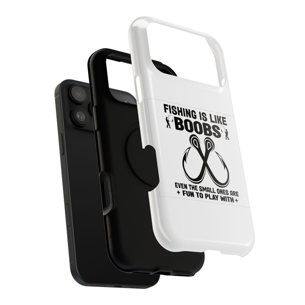 Fishing Is Like Boobs phone case | Impact-Resistant Case