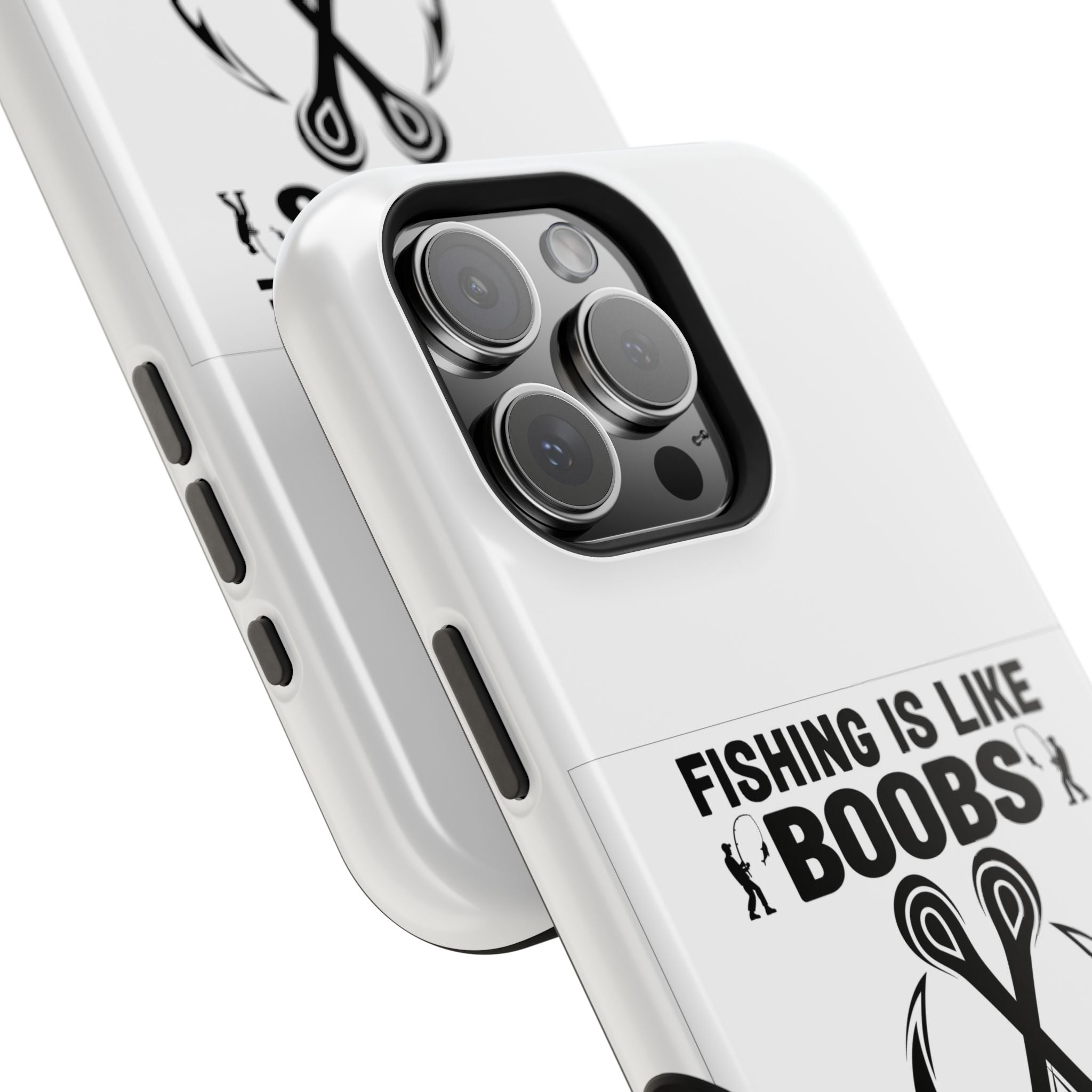 Fishing Is Like Boobs phone case | Impact-Resistant Case