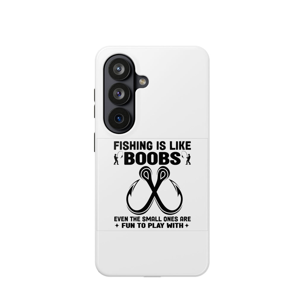 Fishing Is Like Boobs phone case | Impact-Resistant Case