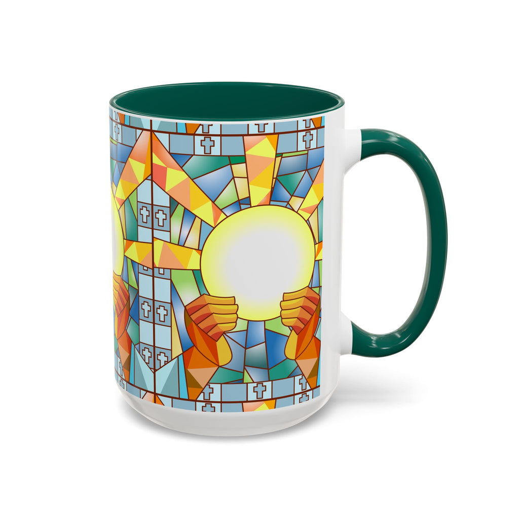 Stained Glass Eucharist Chalice Mug | Church Communion Ceramic Mug