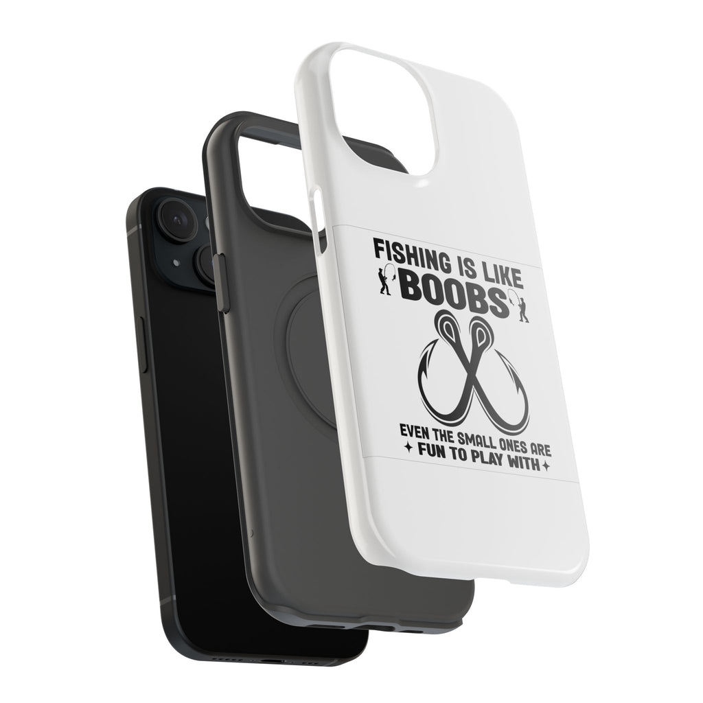 Fishing Is Like Boobs phone case | Impact-Resistant Case