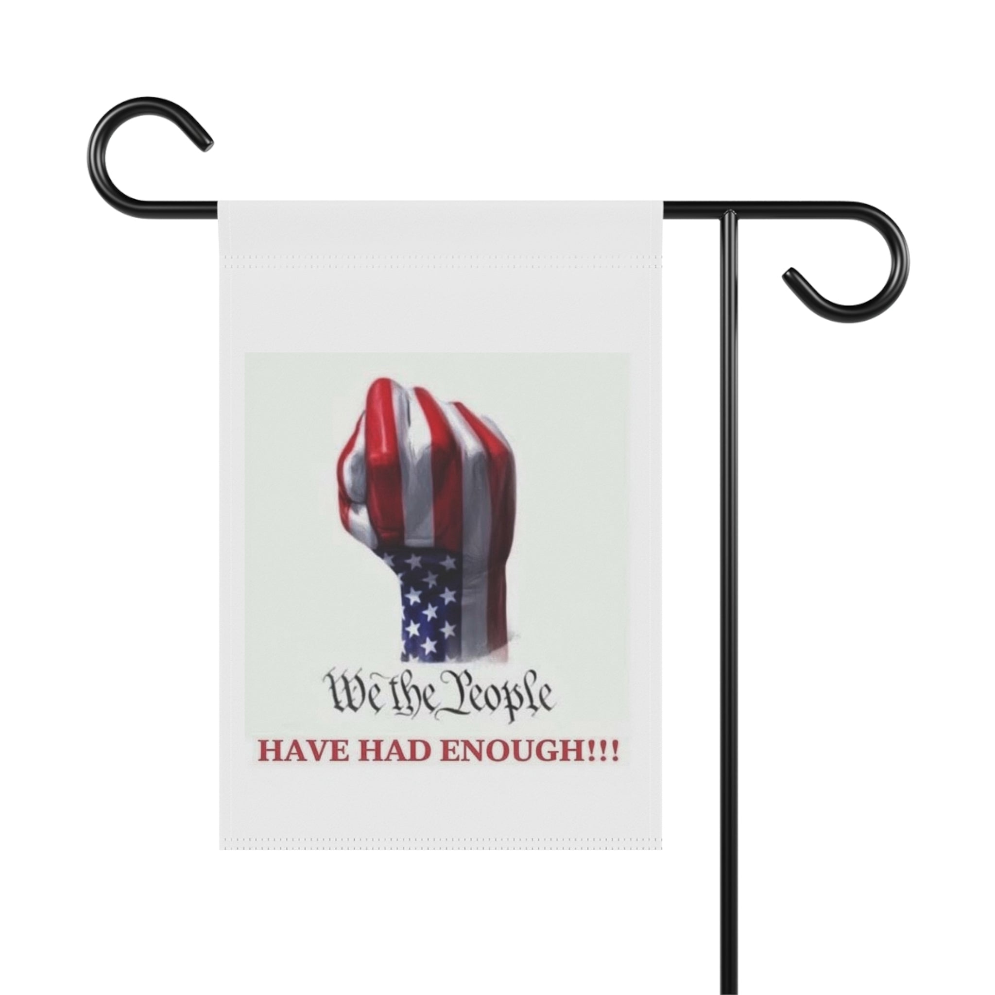 We The People Fist garden flag | House Banner, Patriotic American Flag Design