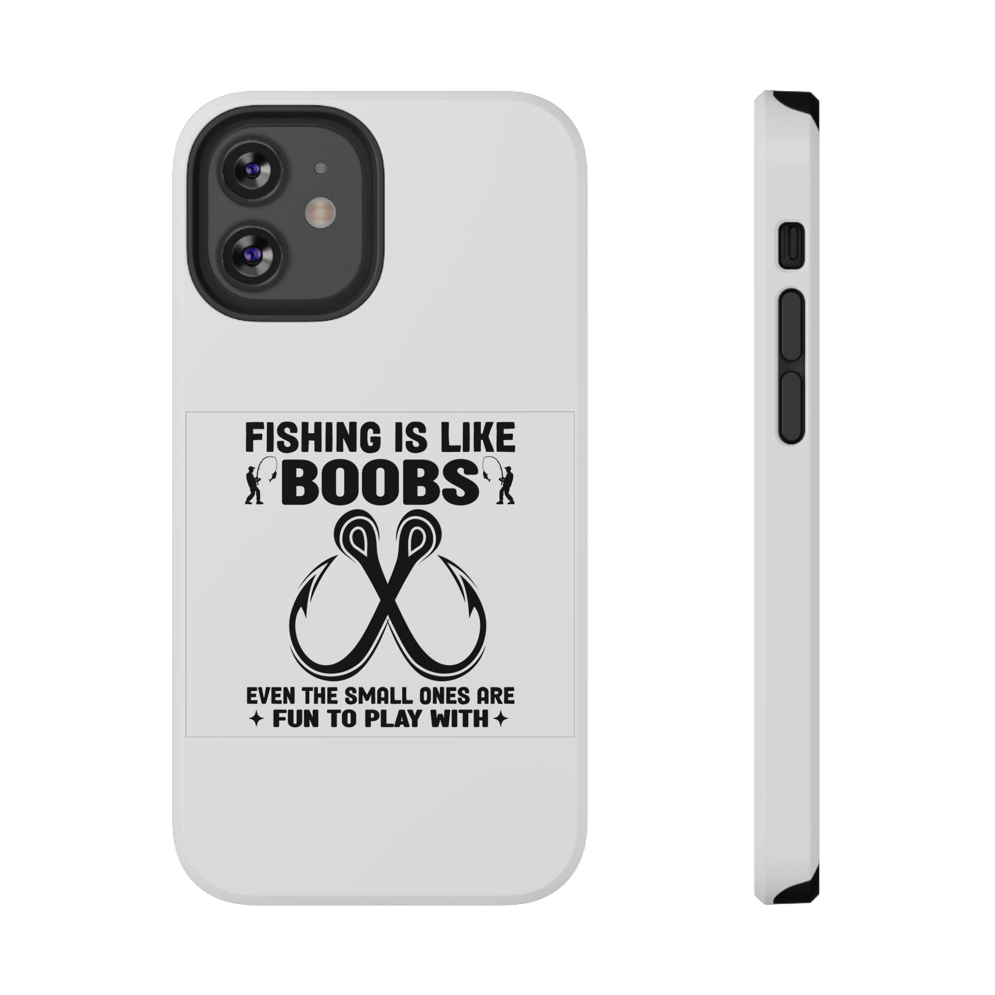 Fishing Is Like Boobs phone case | Impact-Resistant Case