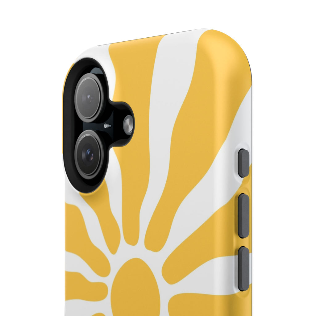 Retro Sunburst iPhone Case | Impact-Resistant Phone Case