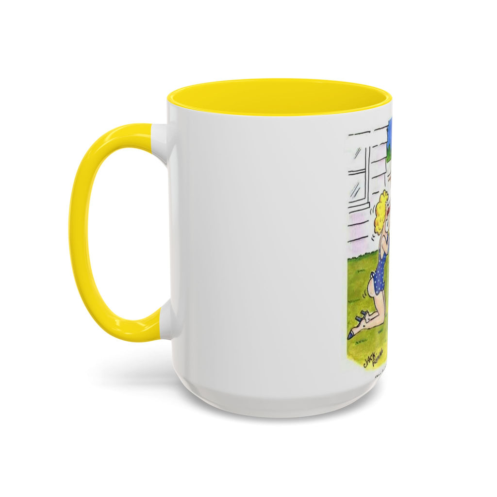 Backyard BBQ Cartoon mug | Accent Coffee Mug 11oz 15oz