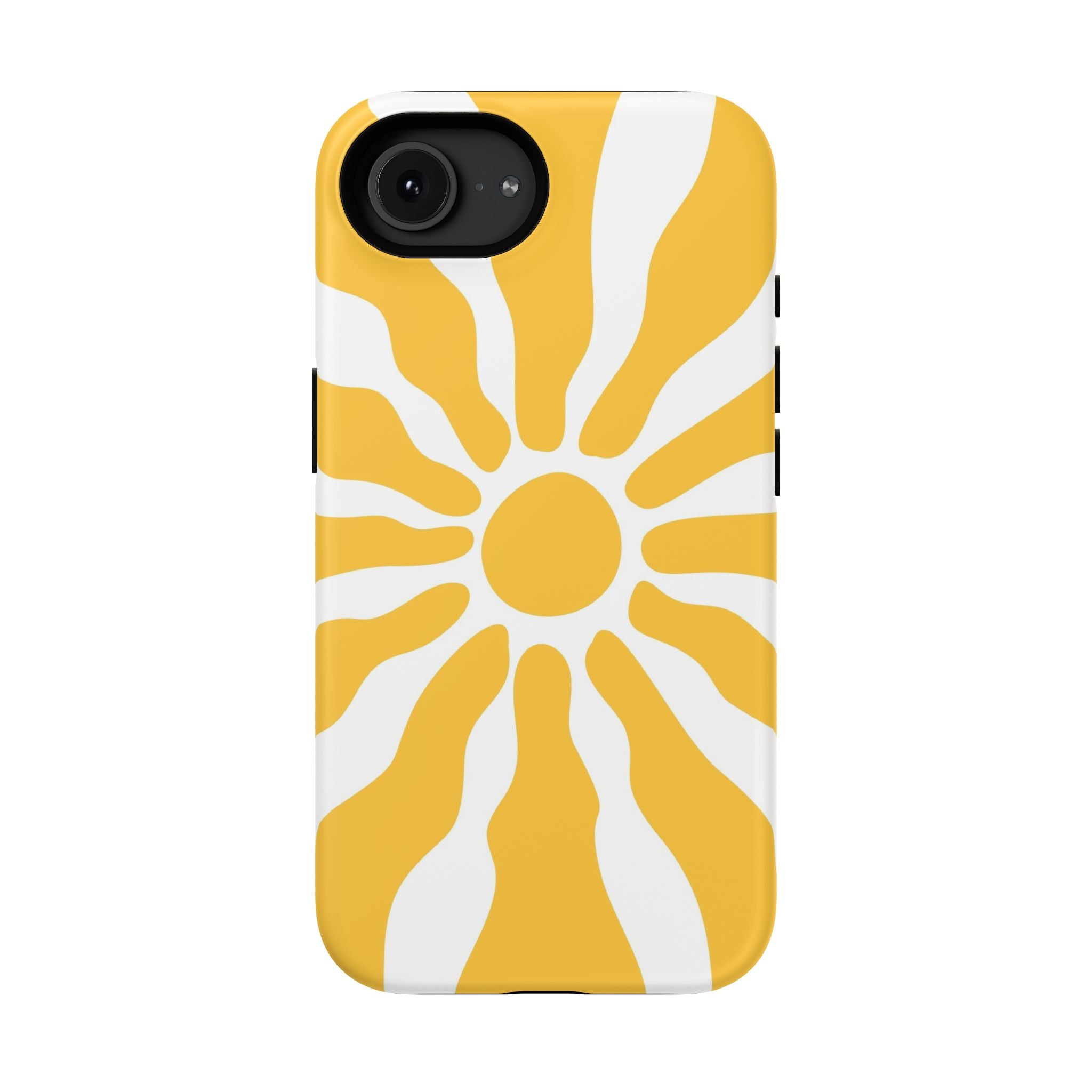 Retro Sunburst iPhone Case | Impact-Resistant Phone Case