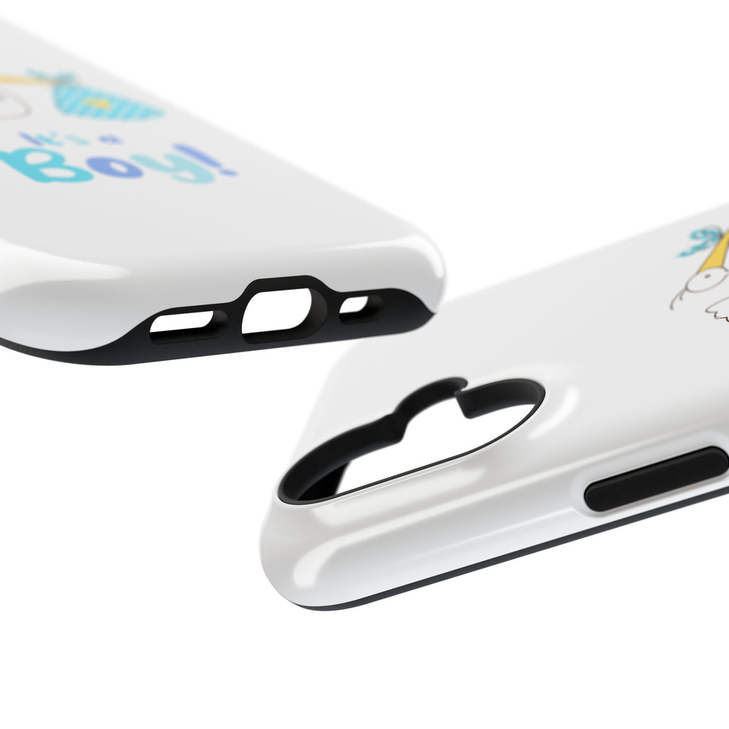 Stork 'It's a Boy' Phone Case | Impact-Resistant Case