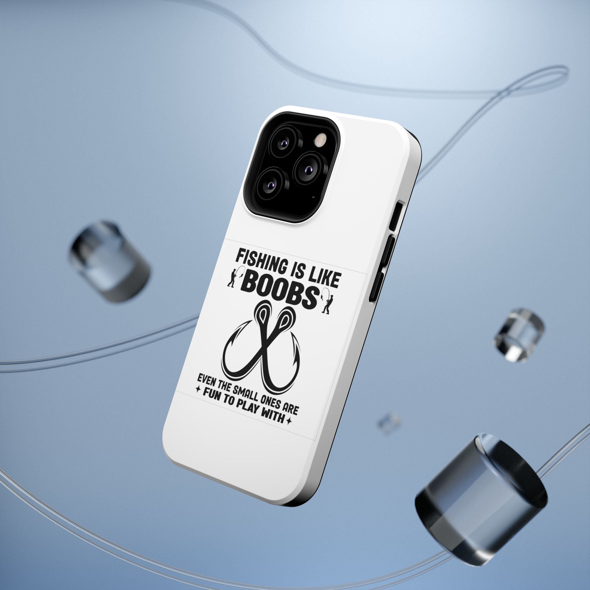 Fishing Is Like Boobs phone case | Impact-Resistant Case