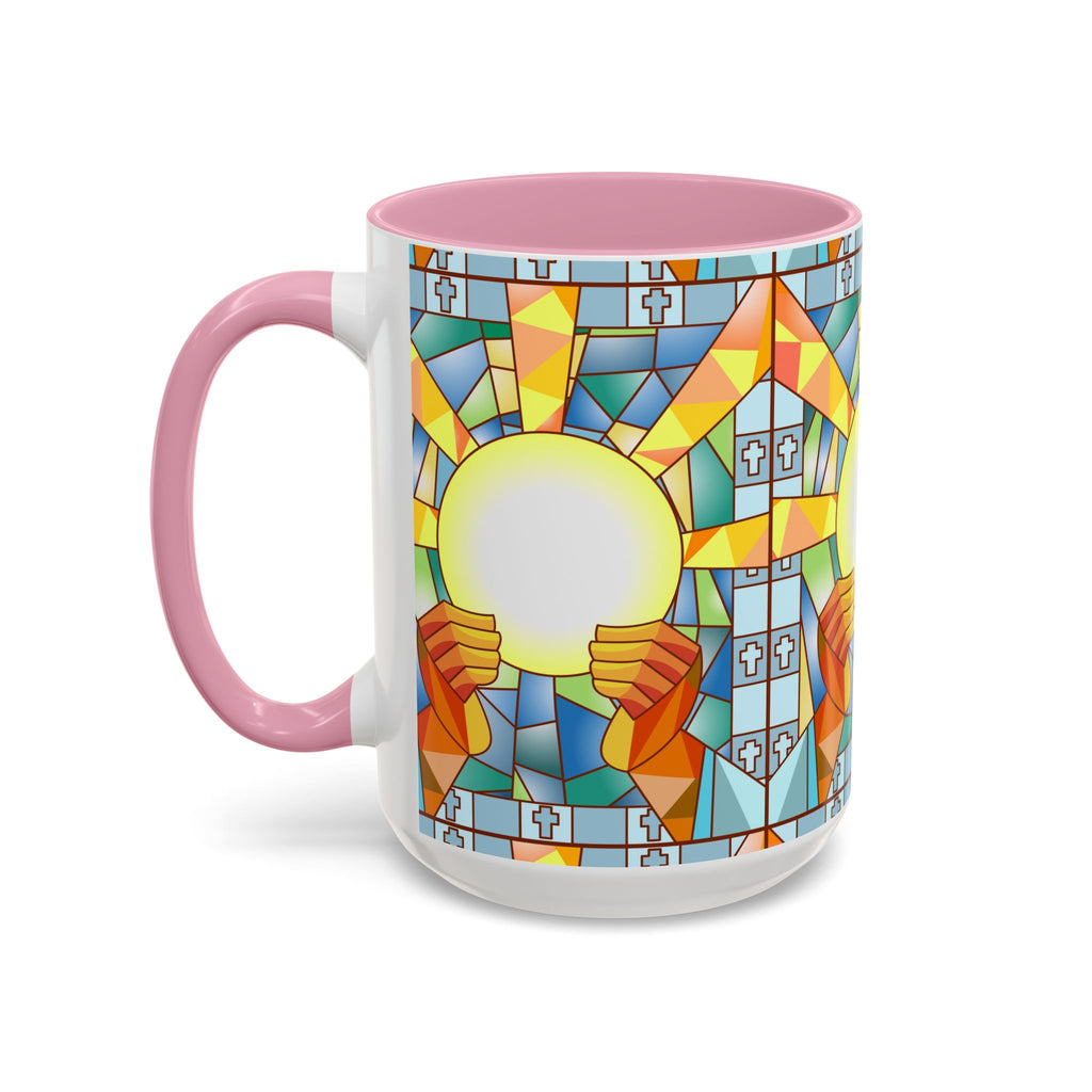 Stained Glass Eucharist Chalice Mug | Church Communion Ceramic Mug