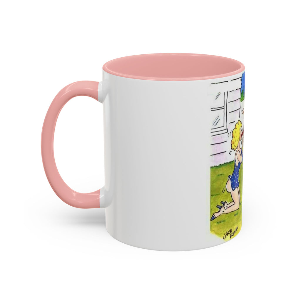 Backyard BBQ Cartoon mug | Accent Coffee Mug 11oz 15oz