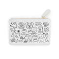 Pet Doodles Mini Clutch Bag | Cat Dog Rabbit Fish Illustrated Pouch