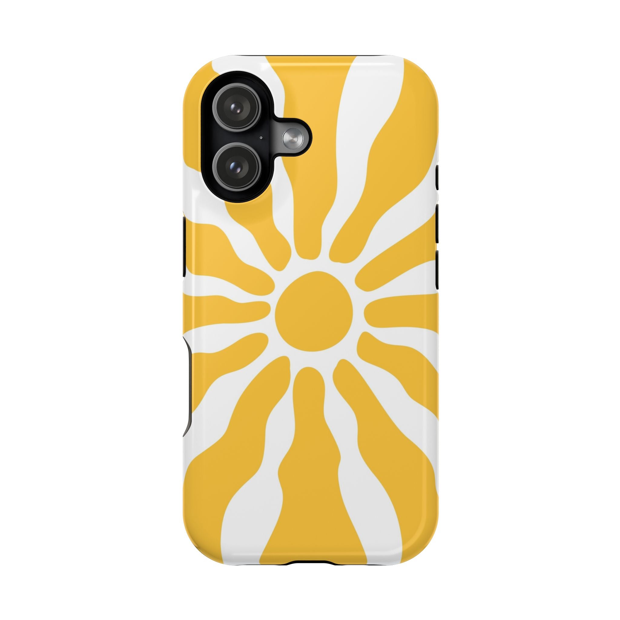 Retro Sunburst iPhone Case | Impact-Resistant Phone Case