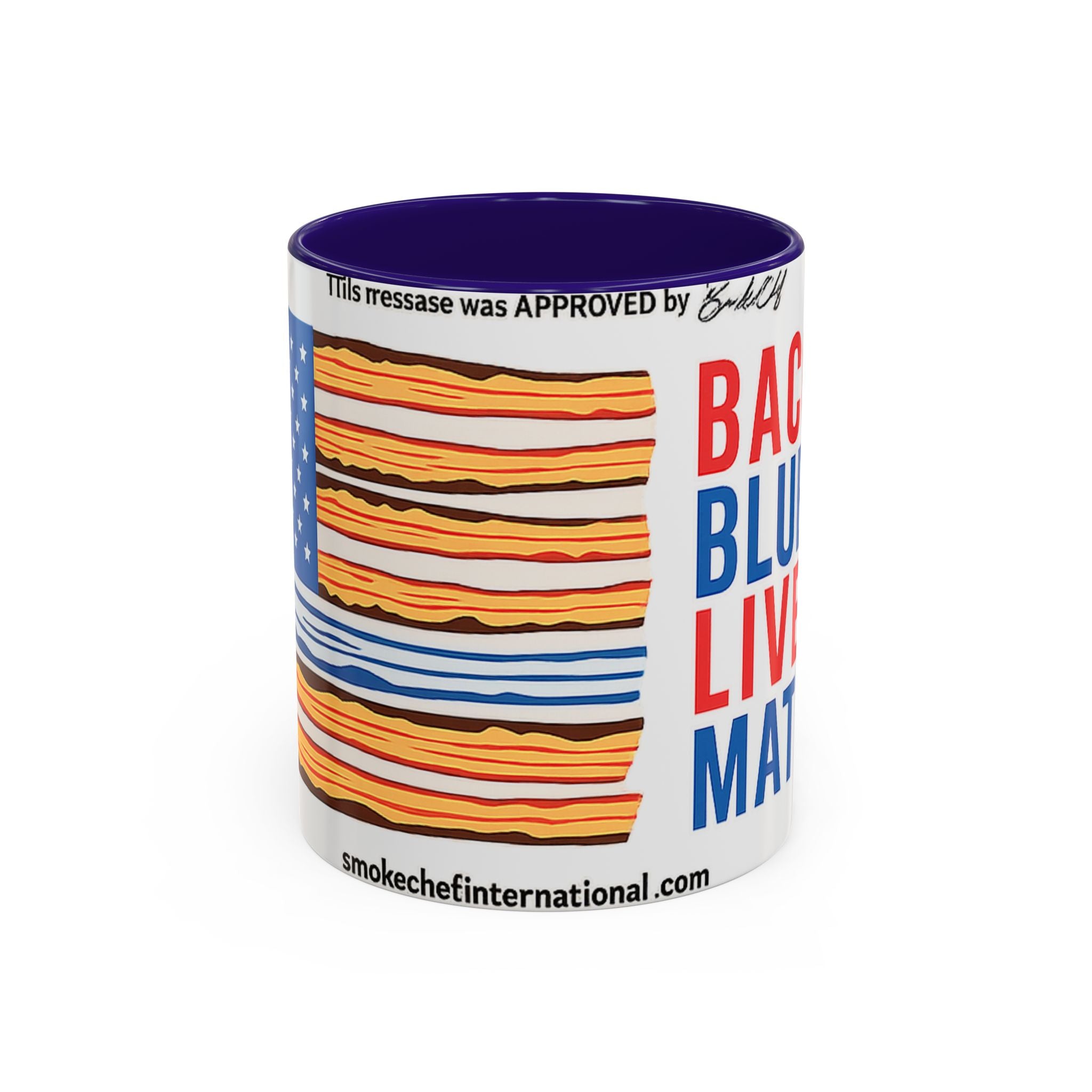 Bacon Blue Lives Matter Mug | 11oz or 15oz Colorful Ceramic Mug