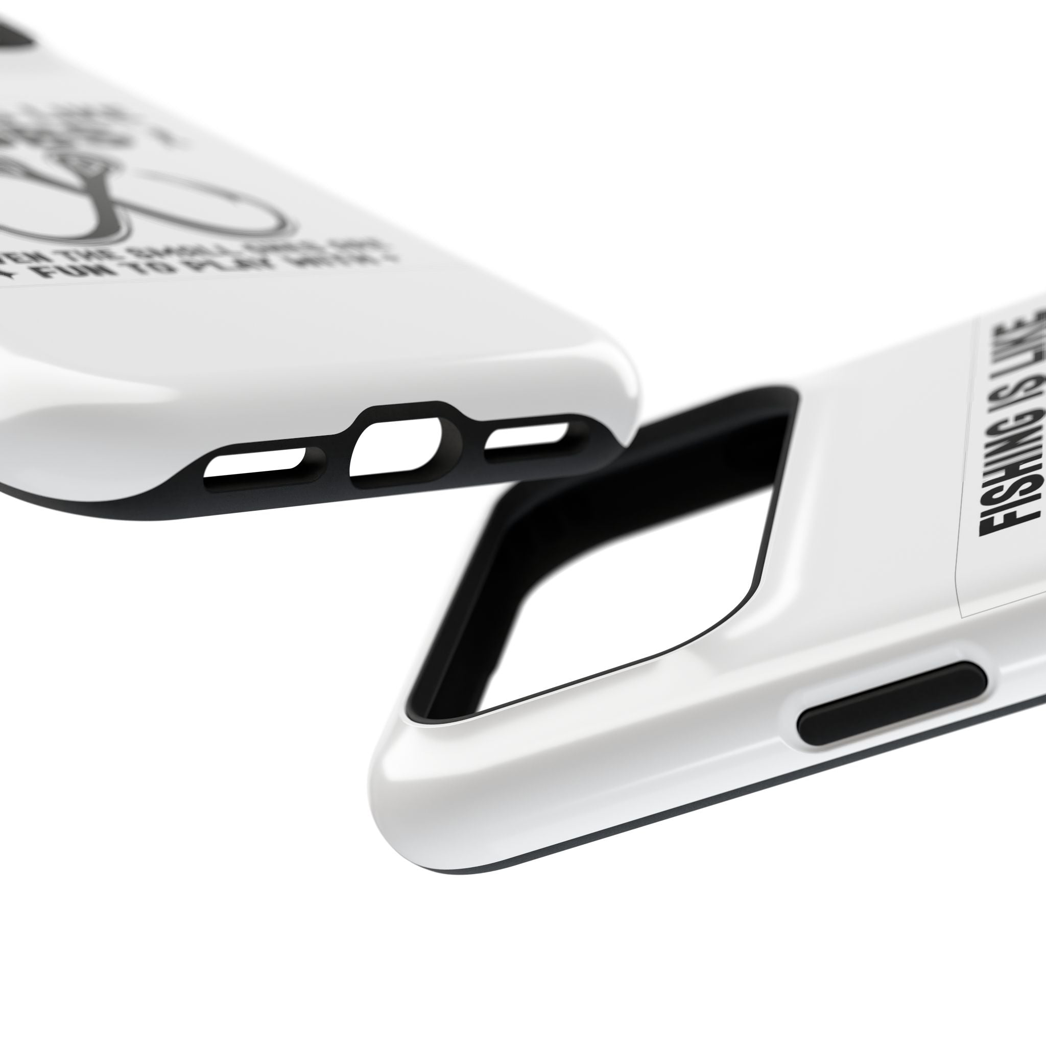 Fishing Is Like Boobs phone case | Impact-Resistant Case