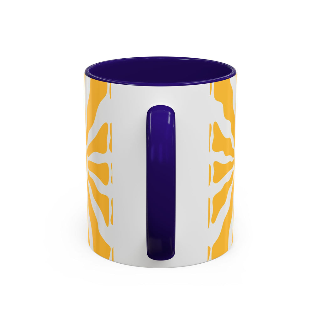 Yellow Sunburst Mug | Ceramic Coffee Cup