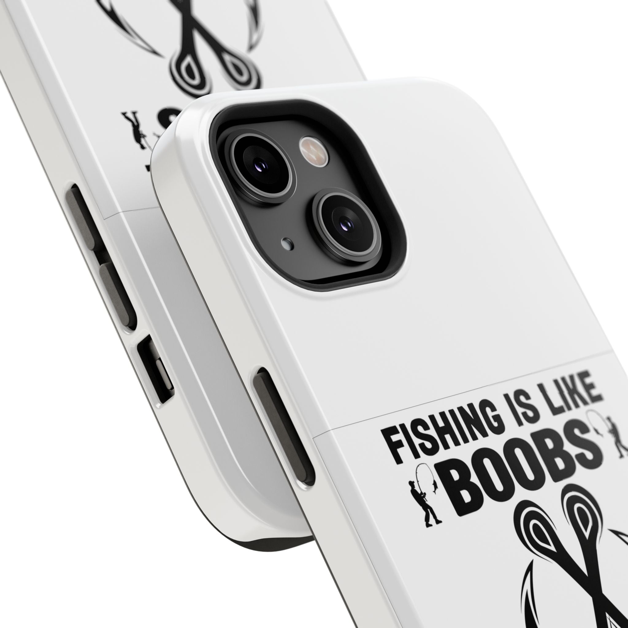 Fishing Is Like Boobs phone case | Impact-Resistant Case