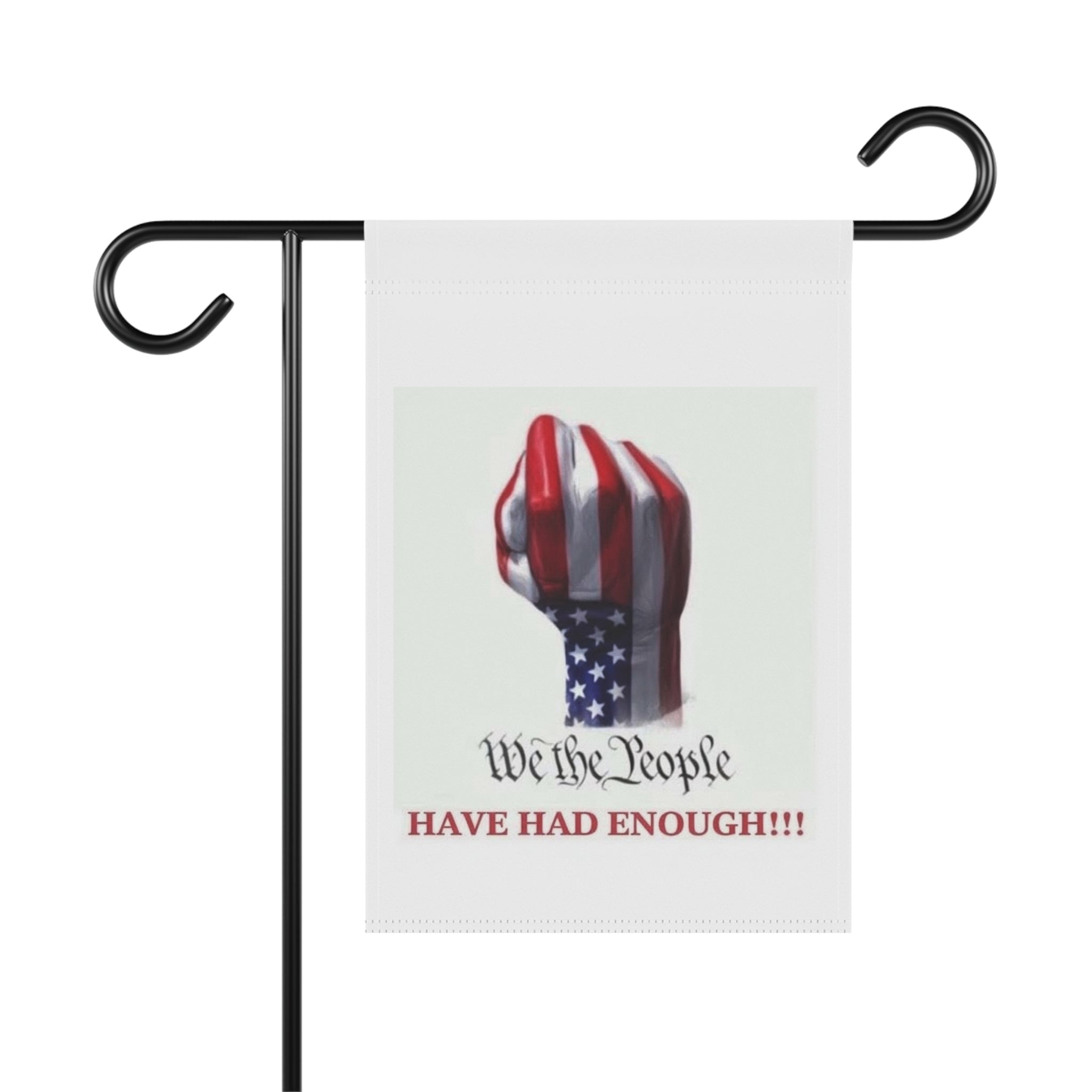 We The People Fist garden flag | House Banner, Patriotic American Flag Design