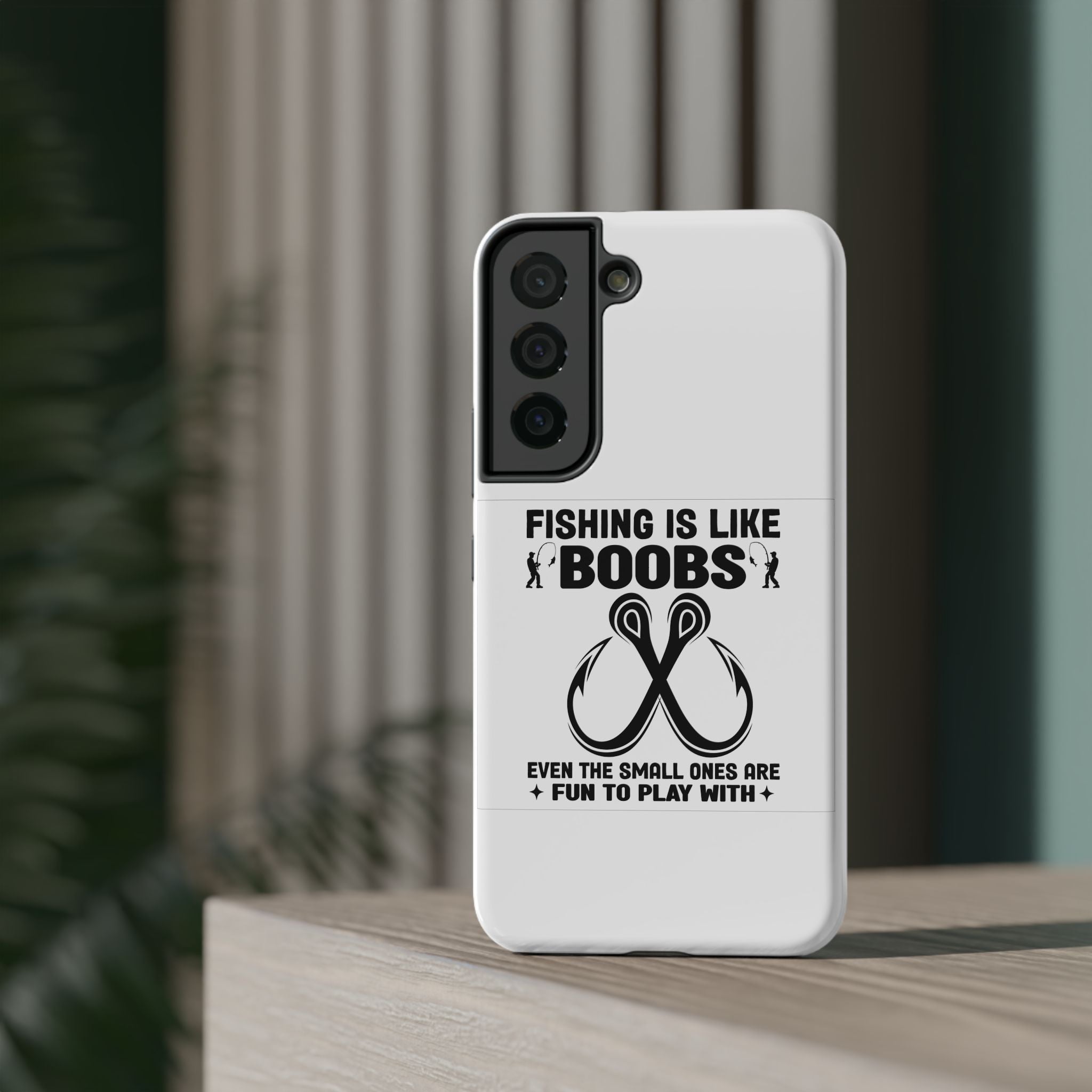 Fishing Is Like Boobs phone case | Impact-Resistant Case