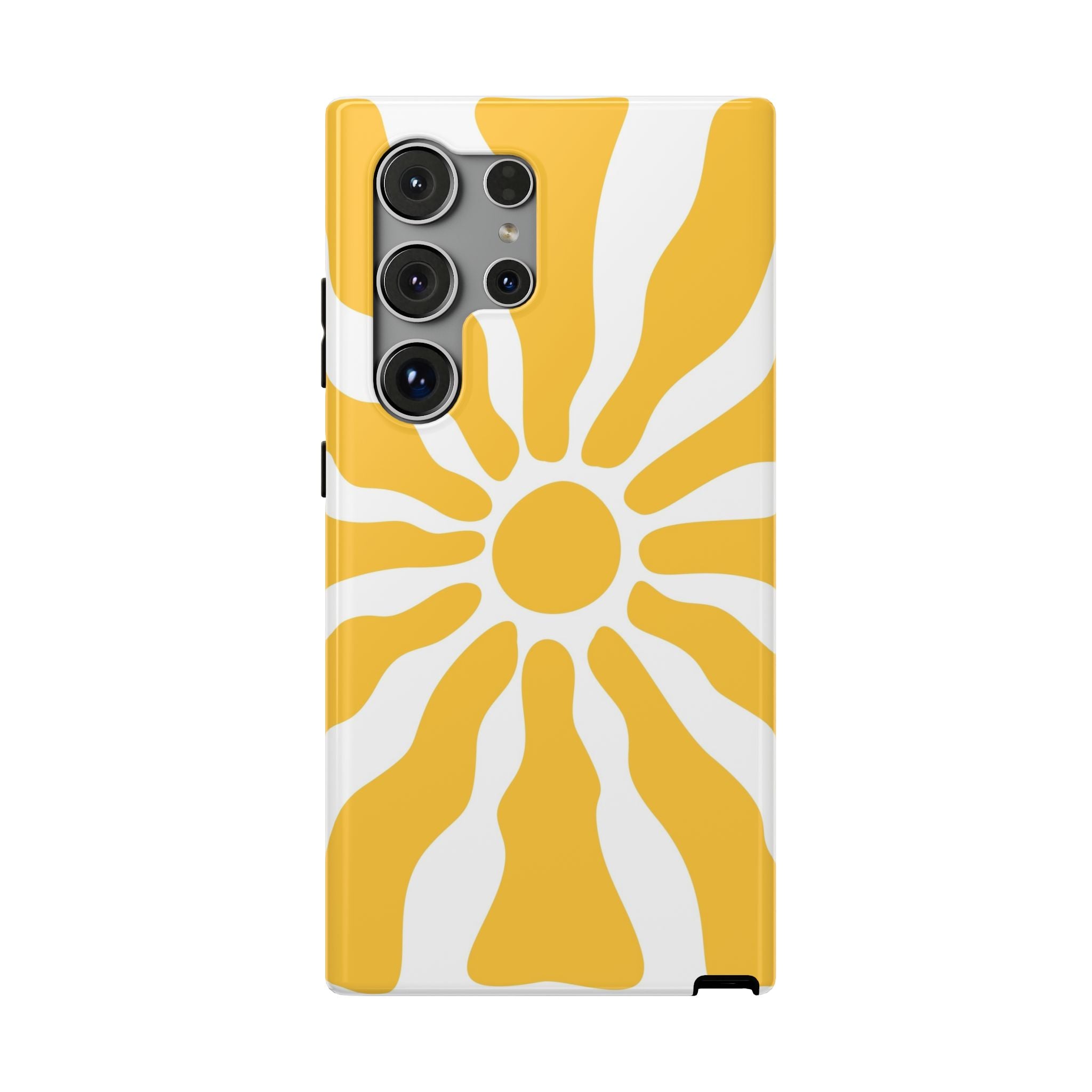 Retro Sunburst iPhone Case | Impact-Resistant Phone Case