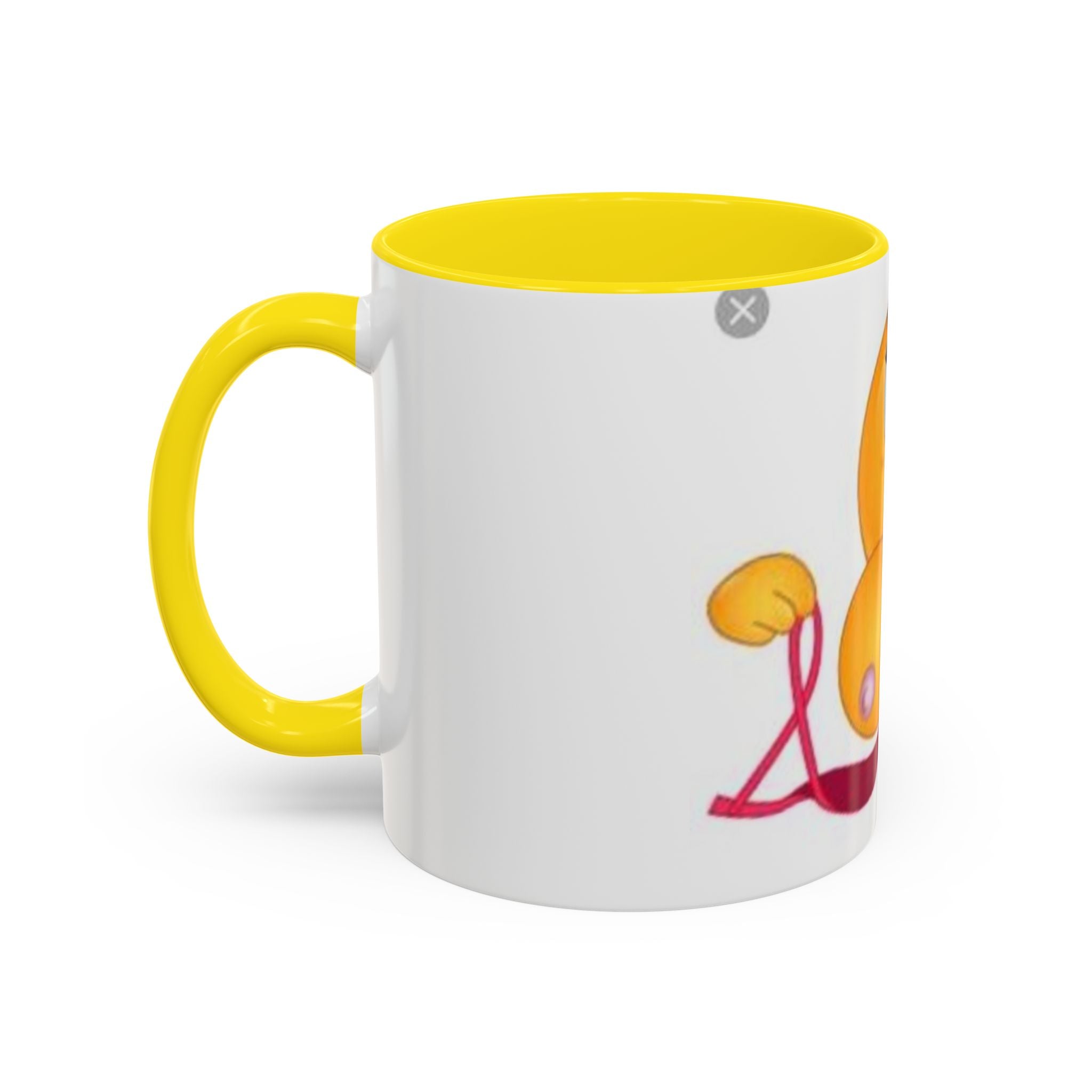 Winking Boob Emoji Mug Accent Coffee Mug | 11oz 15oz