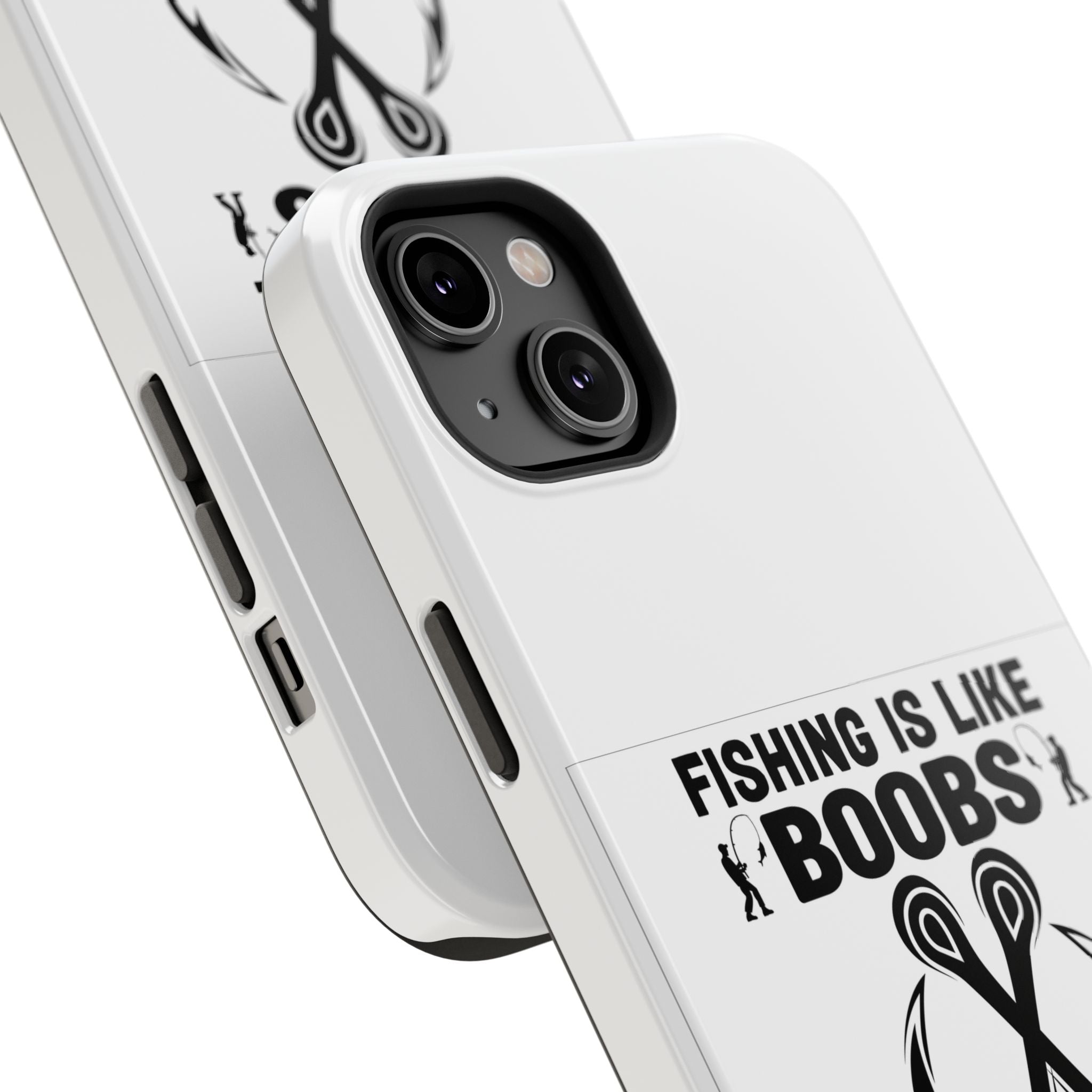 Fishing Is Like Boobs phone case | Impact-Resistant Case