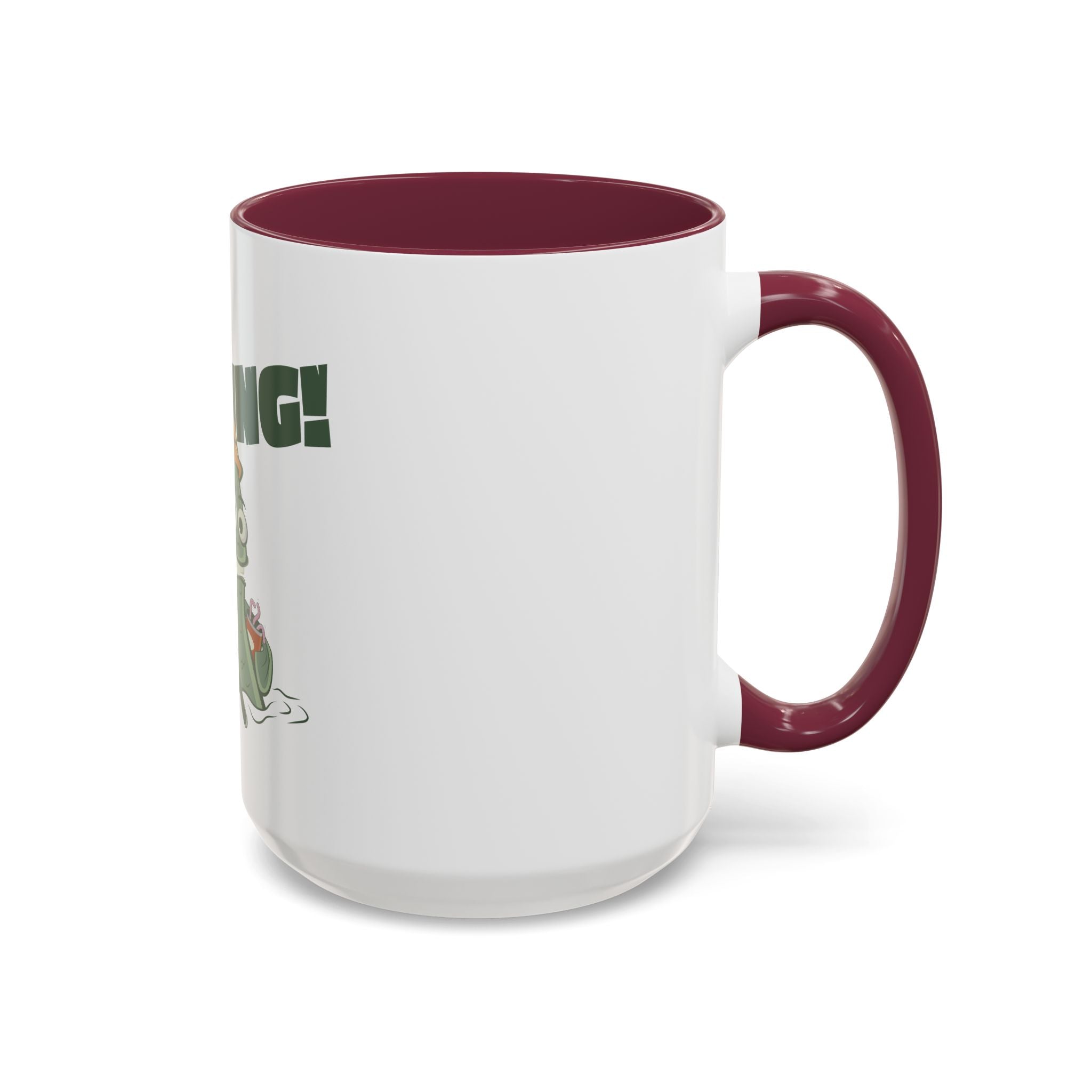 Gone Fishing fish character Mug | 11oz 15oz colorful ceramic