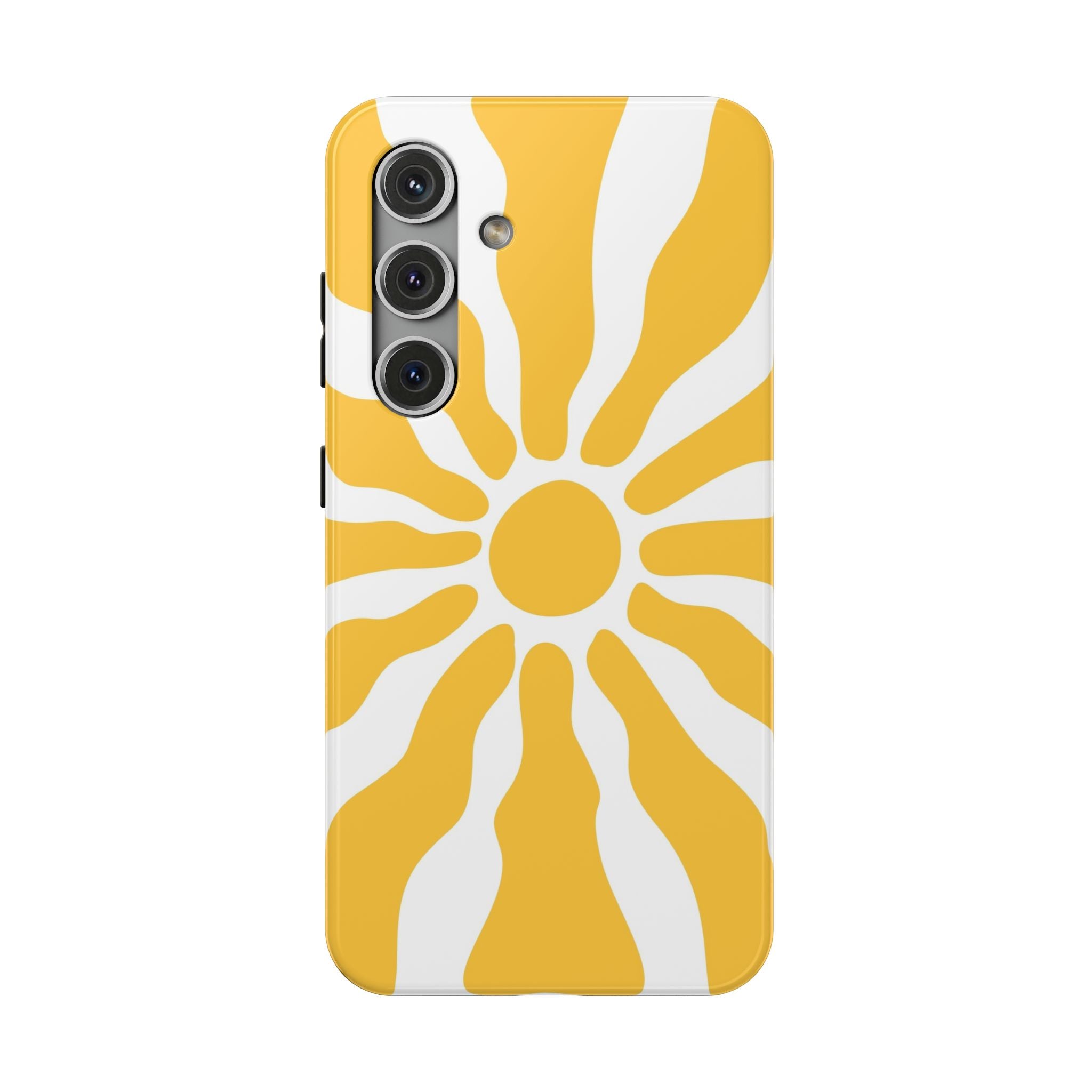 Retro Sunburst iPhone Case | Impact-Resistant Phone Case