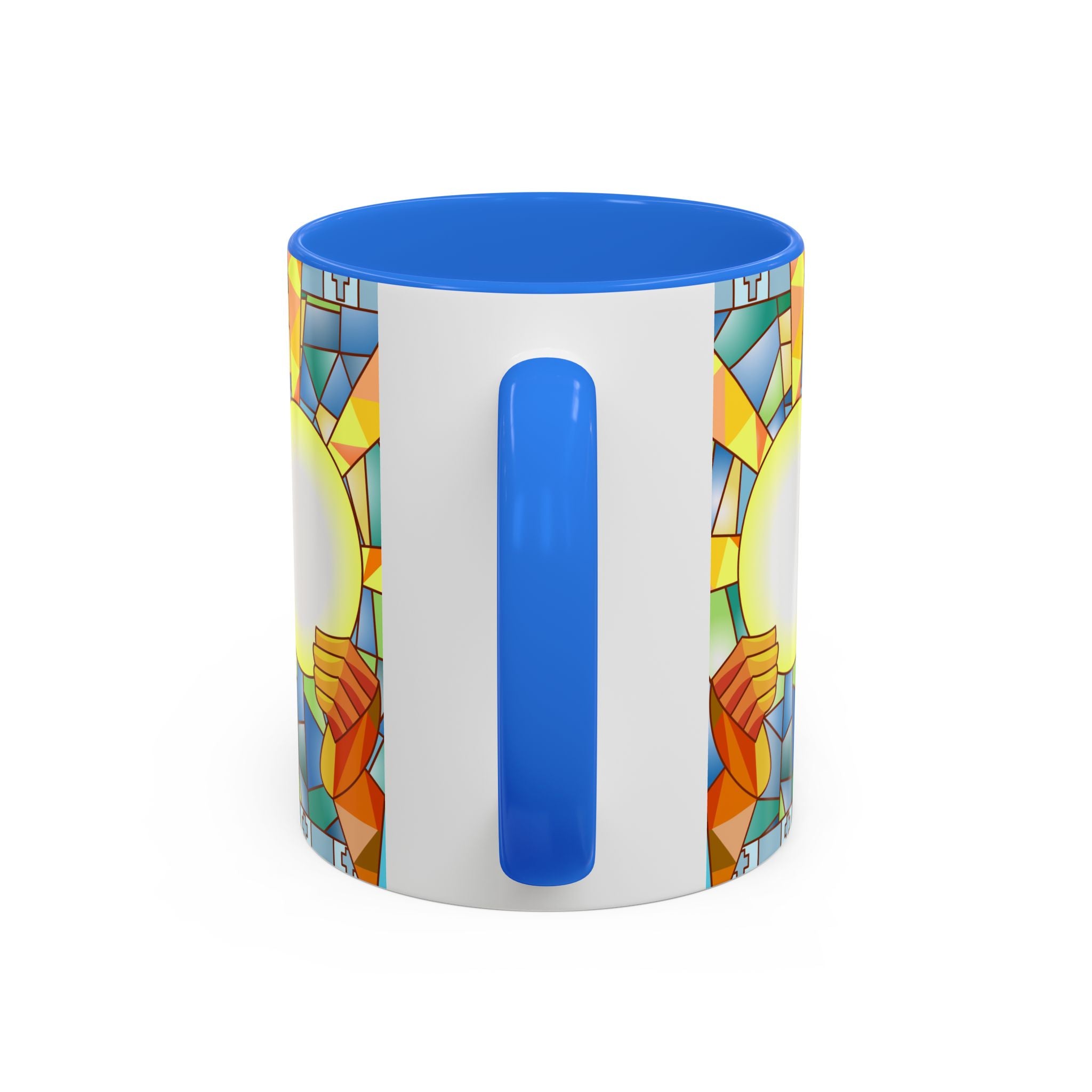 Stained Glass Eucharist Chalice Mug | Church Communion Ceramic Mug