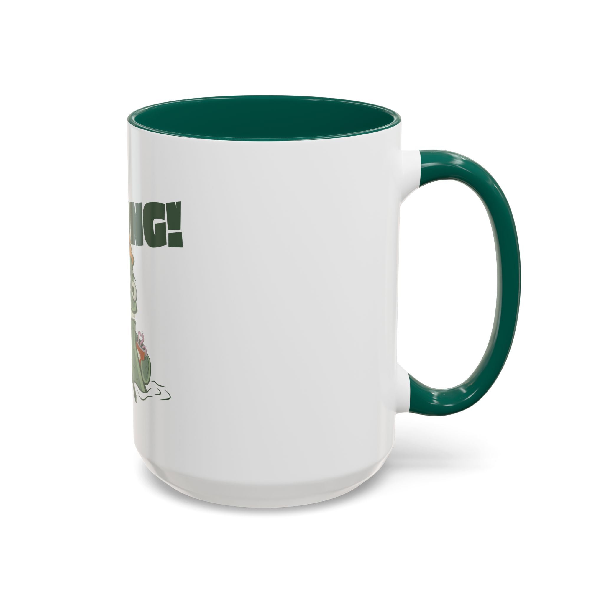 Gone Fishing fish character Mug | 11oz 15oz colorful ceramic