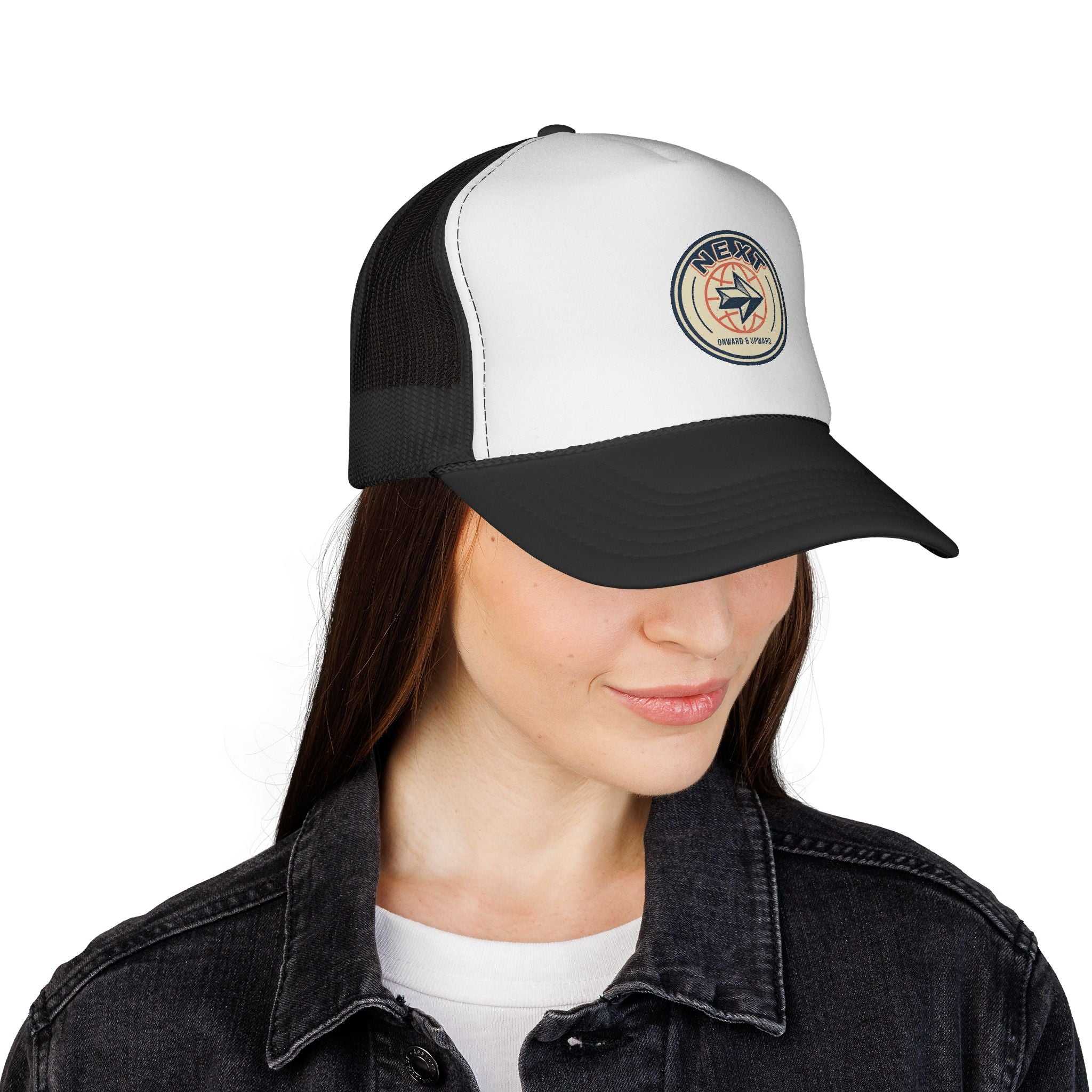 Neyt Compass Logo Trucker Cap | Mesh Back Hat