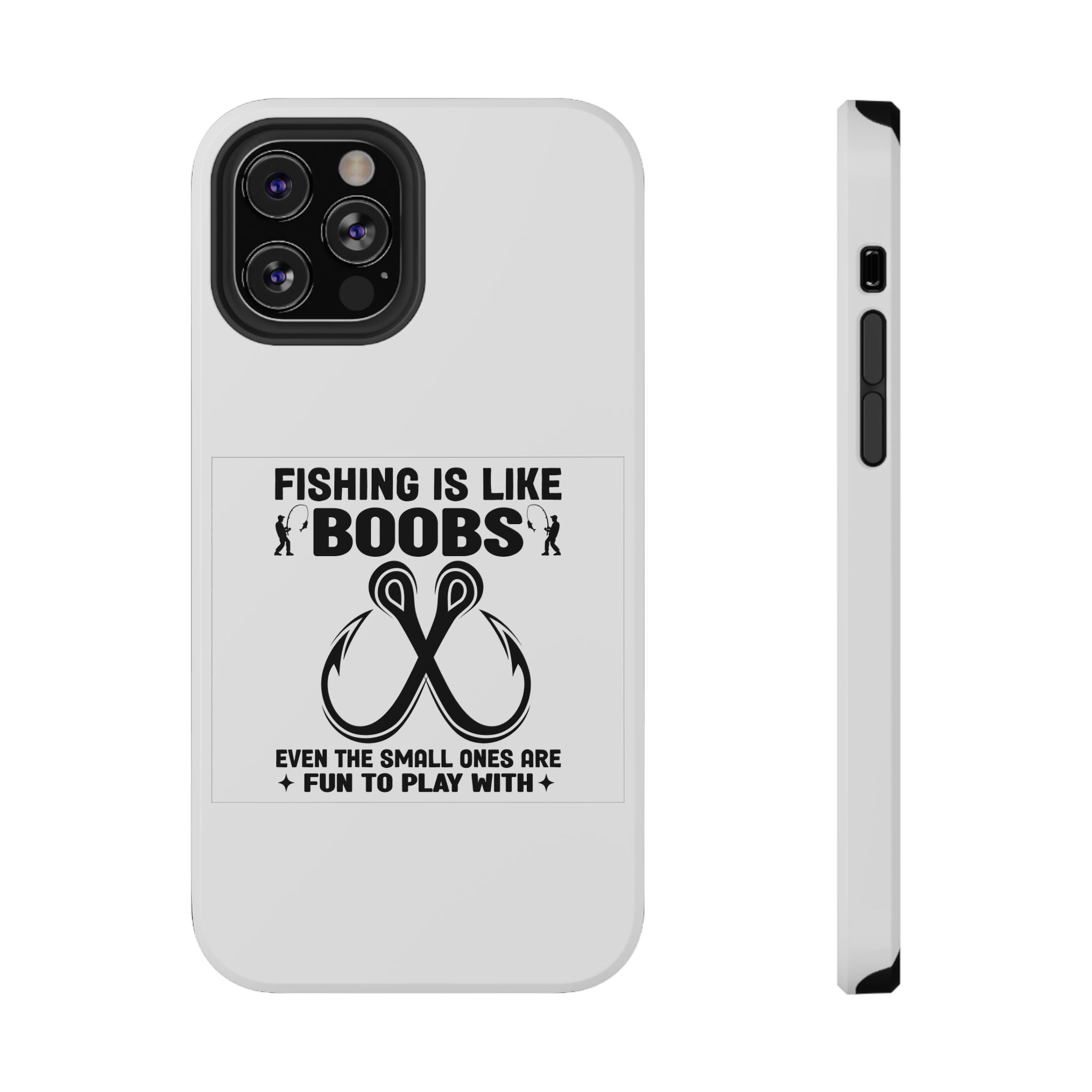 Fishing Is Like Boobs phone case | Impact-Resistant Case