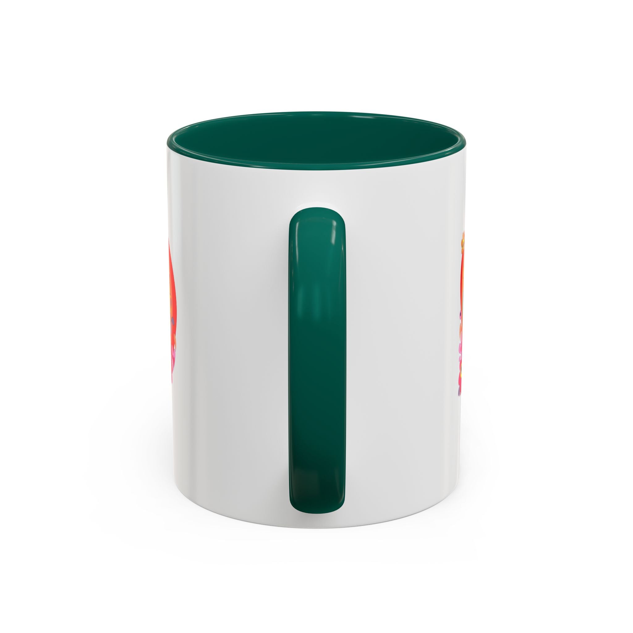 Retro Peace Flower Power Mug | Colorful 70s Hippie Design