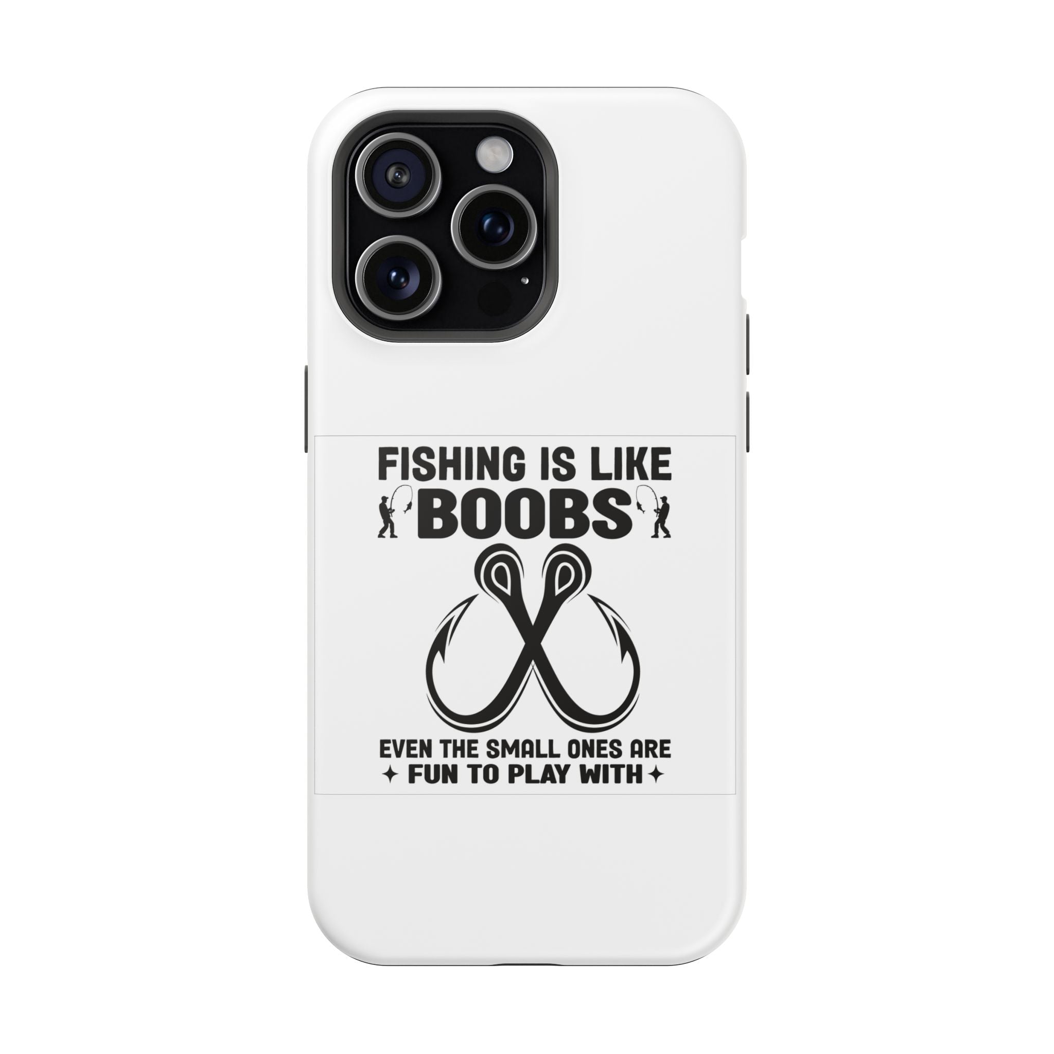 Fishing Is Like Boobs phone case | Impact-Resistant Case