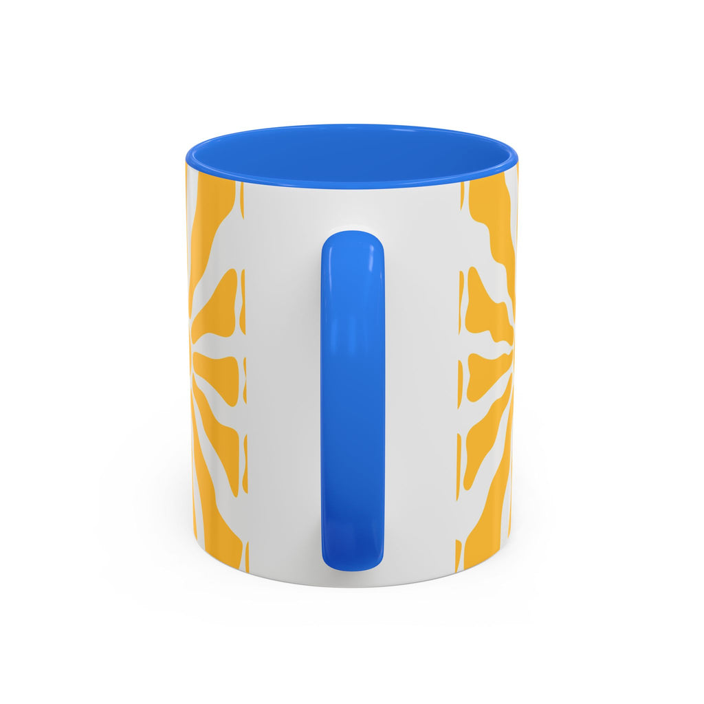 Yellow Sunburst Mug | Ceramic Coffee Cup
